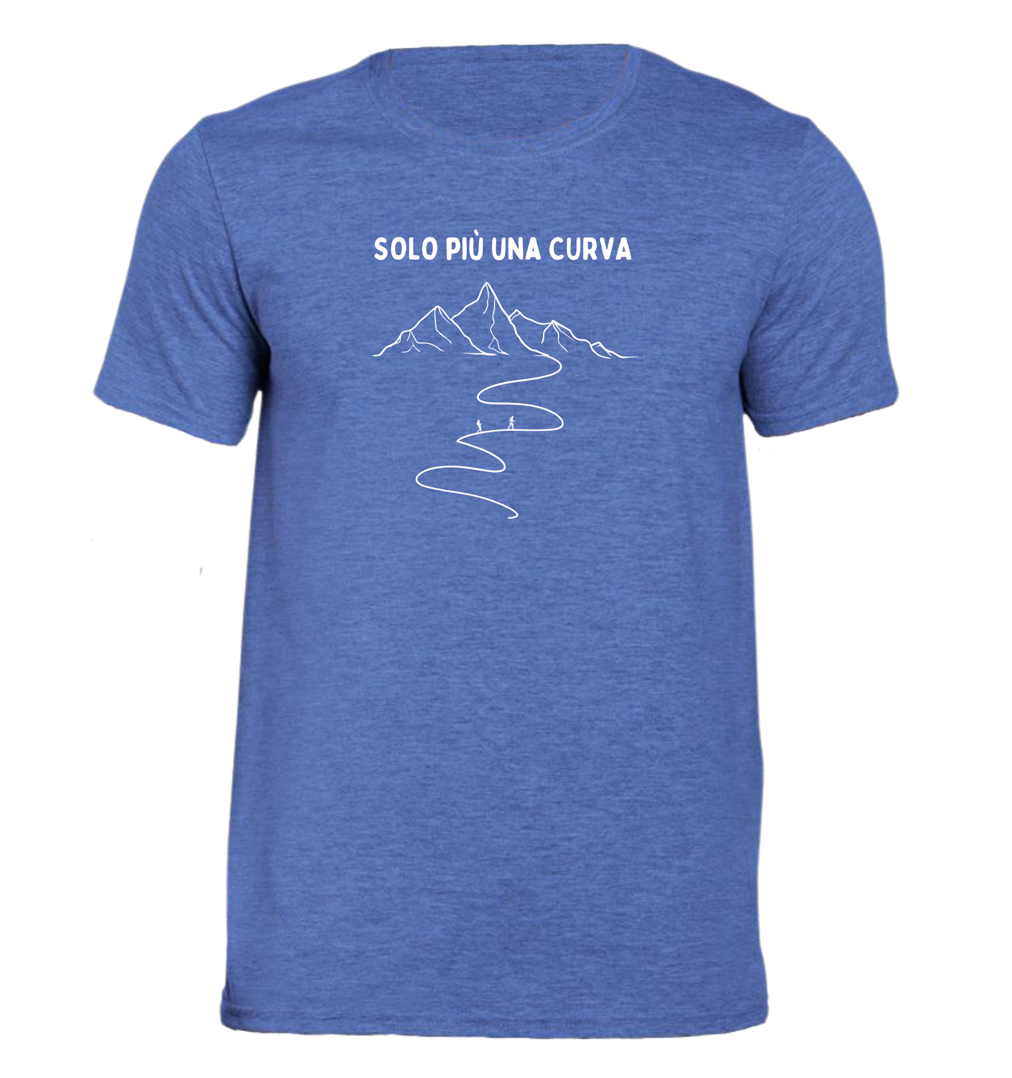 Solo più una curva - T-shirt Uomo in Cotone Biologico