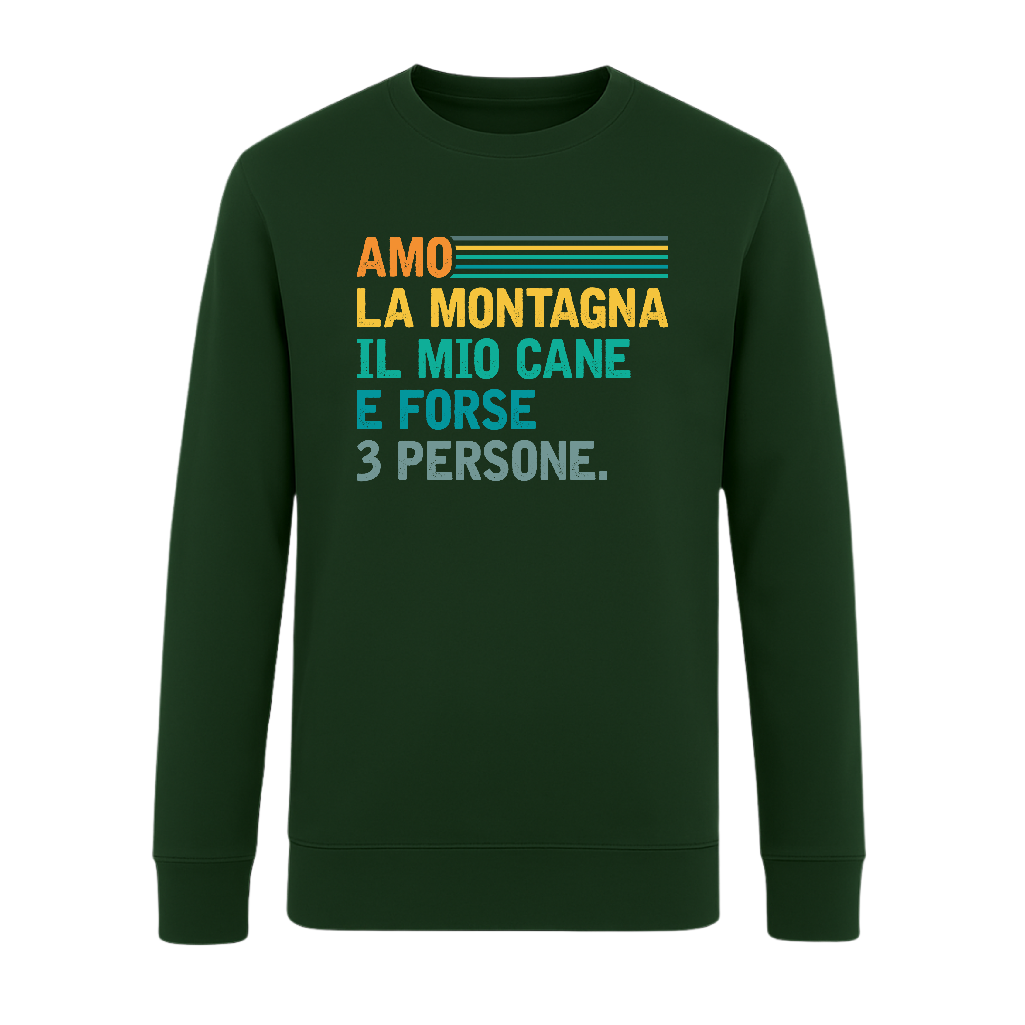 Amo la montagna e il mio cane - Unisex Premium Organic Sweatshirt