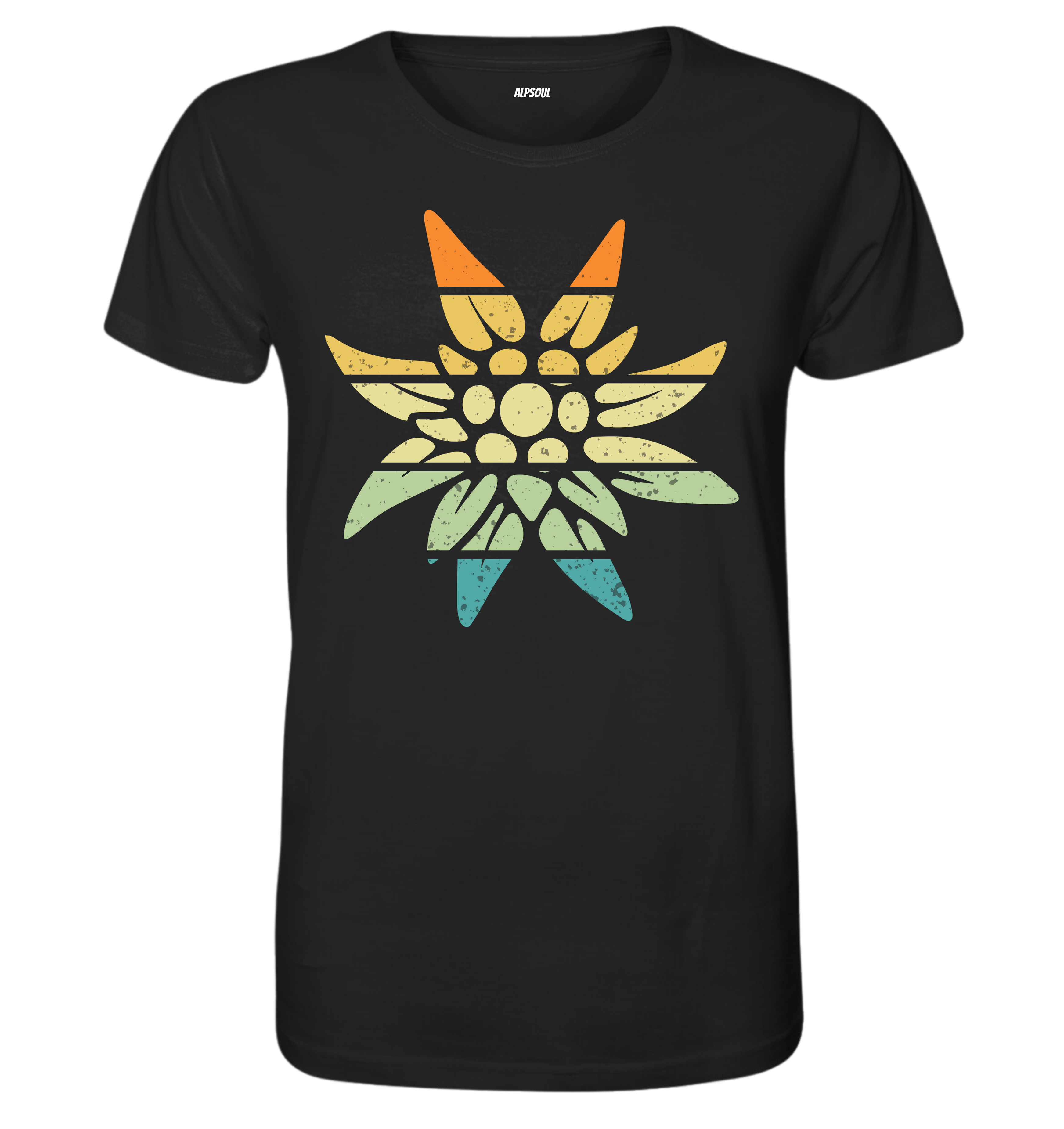 Stella alpina - T-shirt Uomo in Cotone Biologico