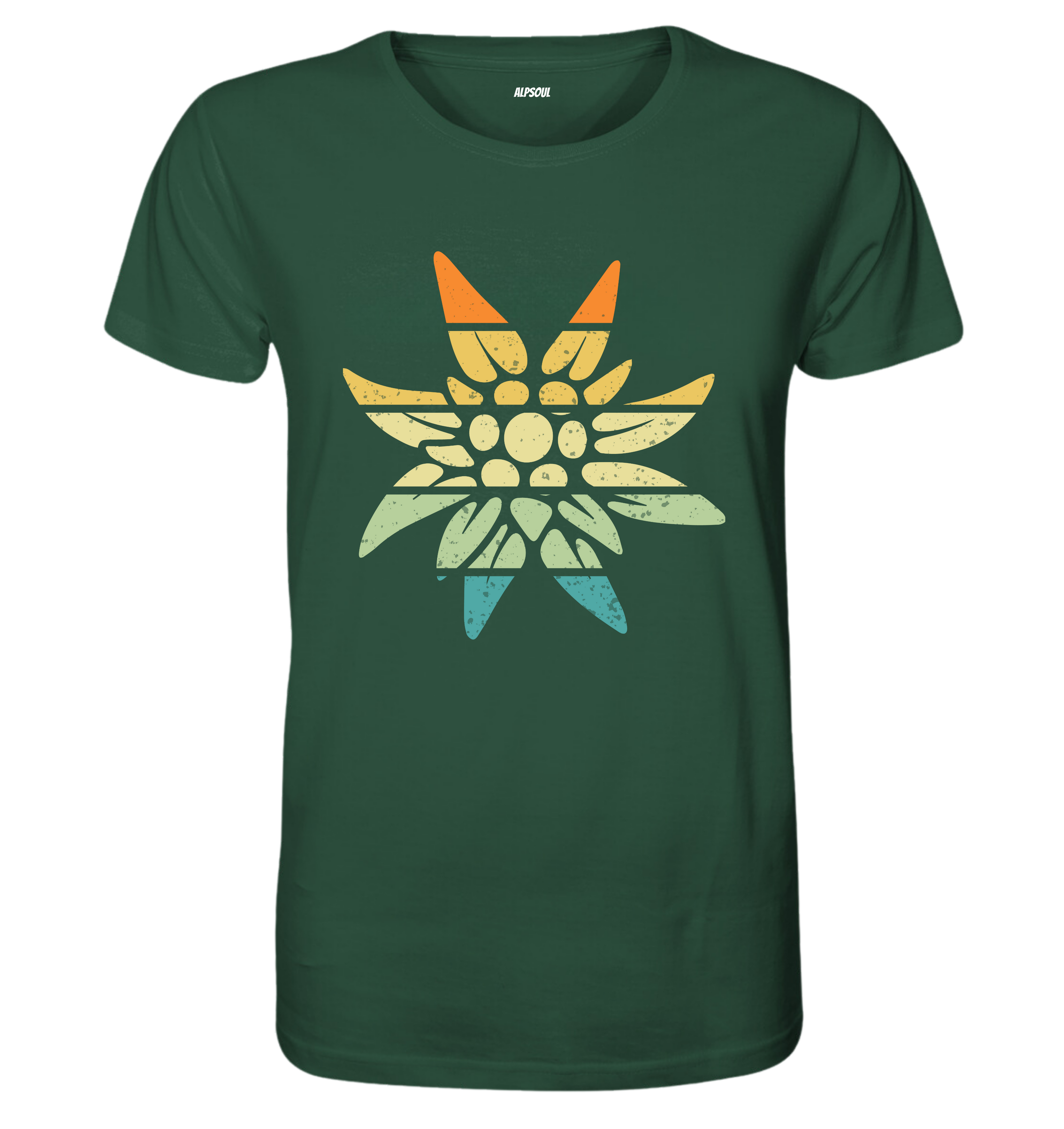 Stella alpina - T-shirt Uomo in Cotone Biologico