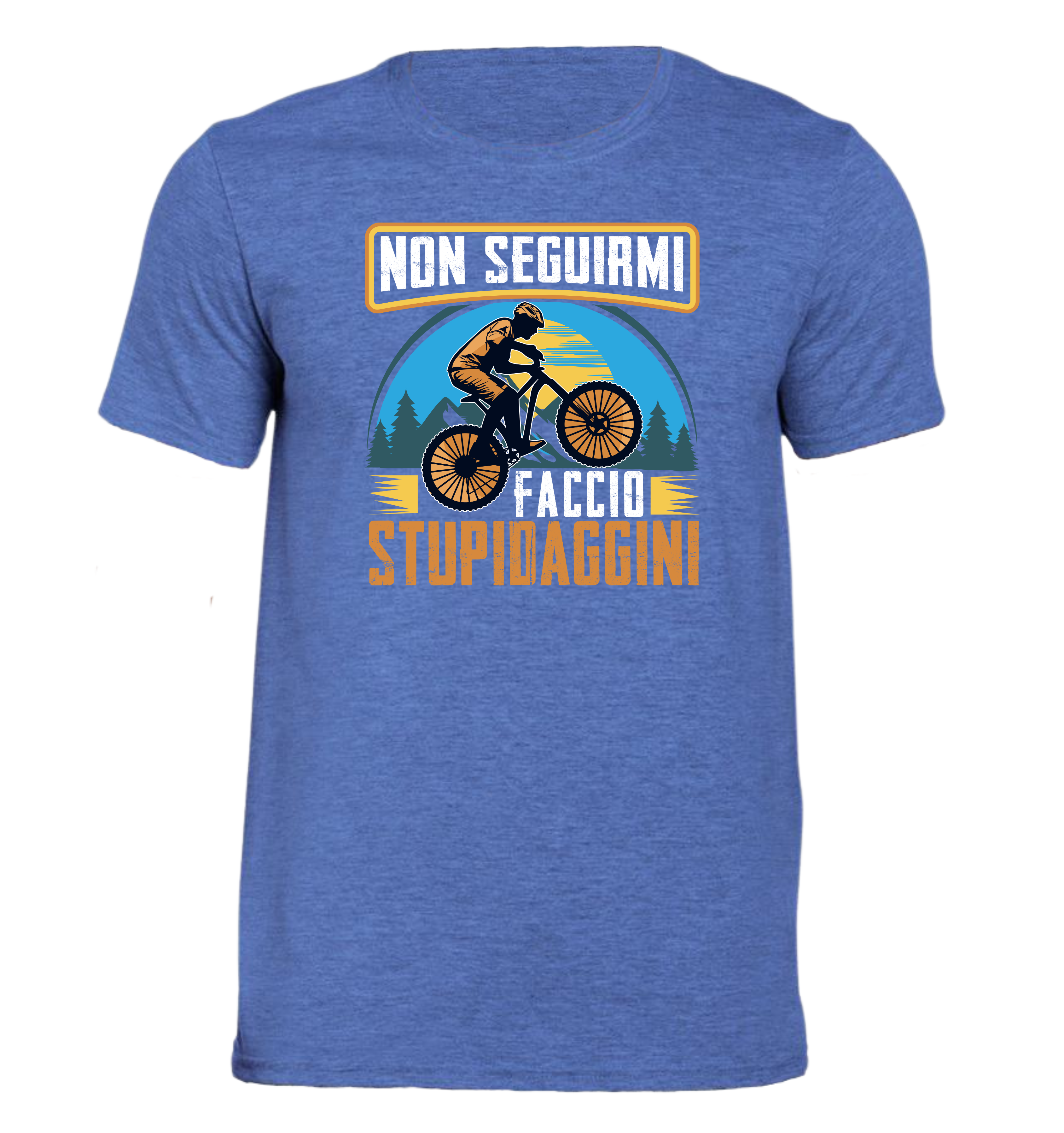Non seguirmi faccio stupidaggini - T-shirt Uomo in Cotone Biologico