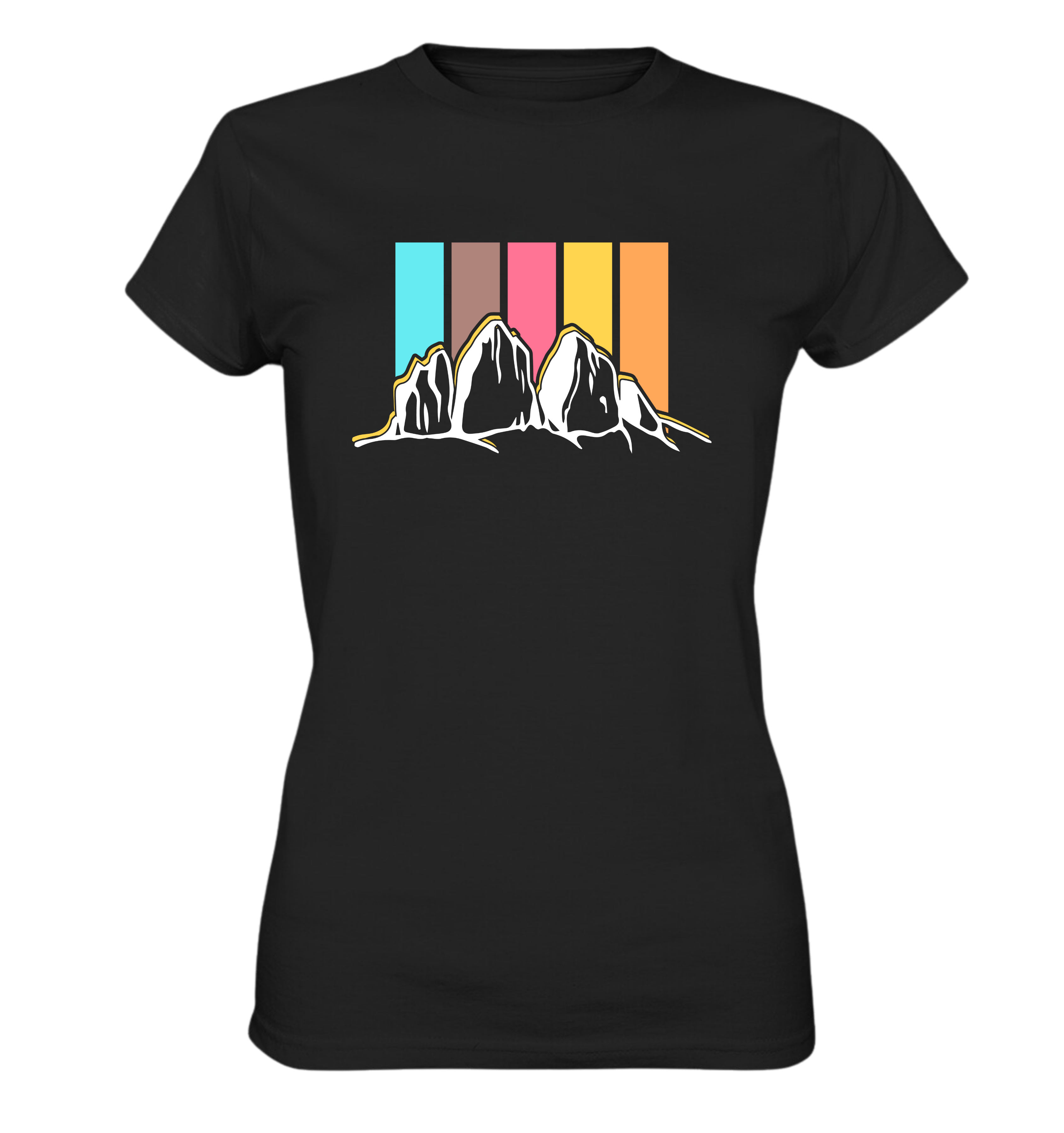 Tre Cime di Lavaredo - T-shirt Donna in Cotone Biologico