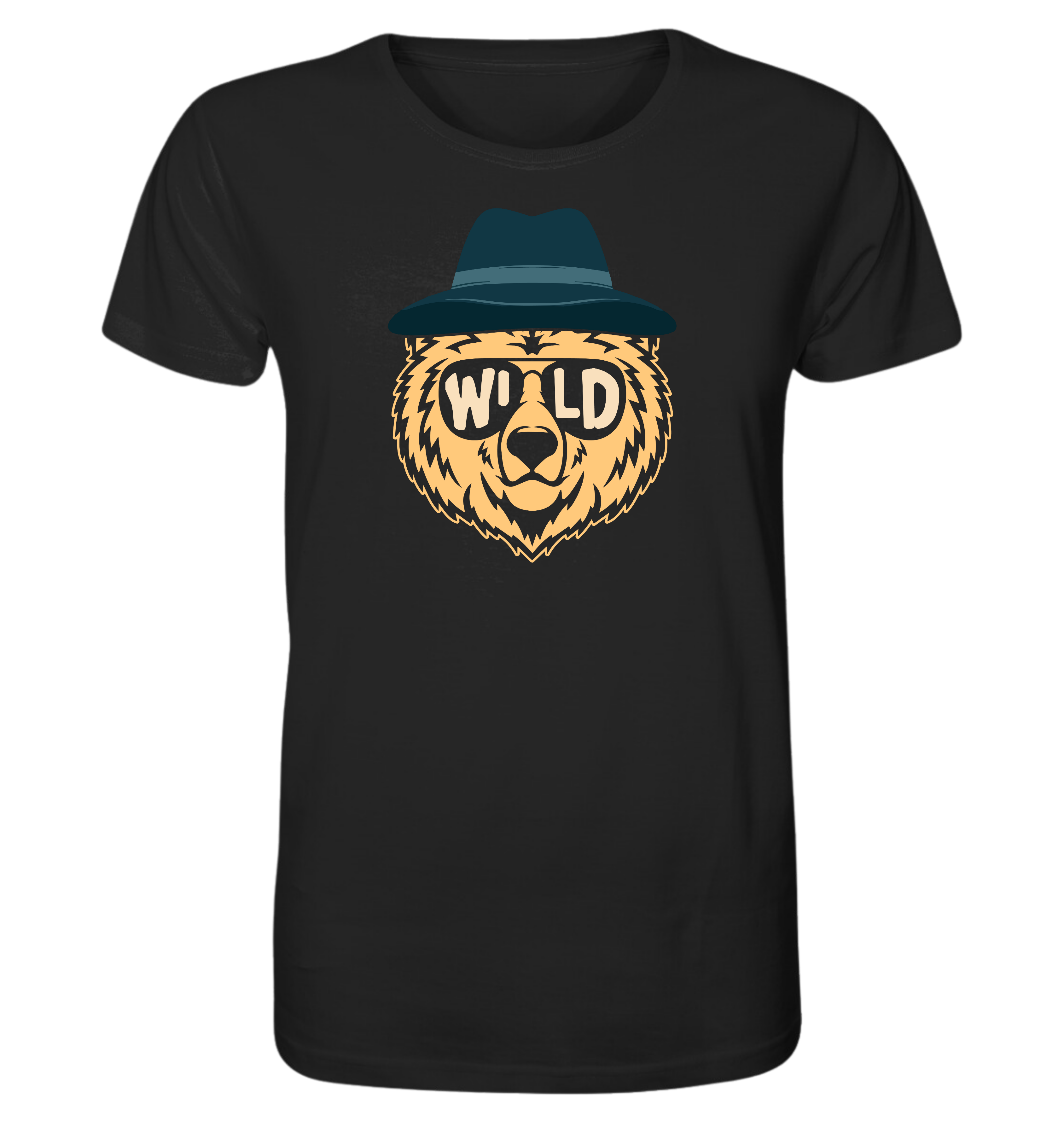 Orso Wild - T-shirt Uomo in Cotone Biologico