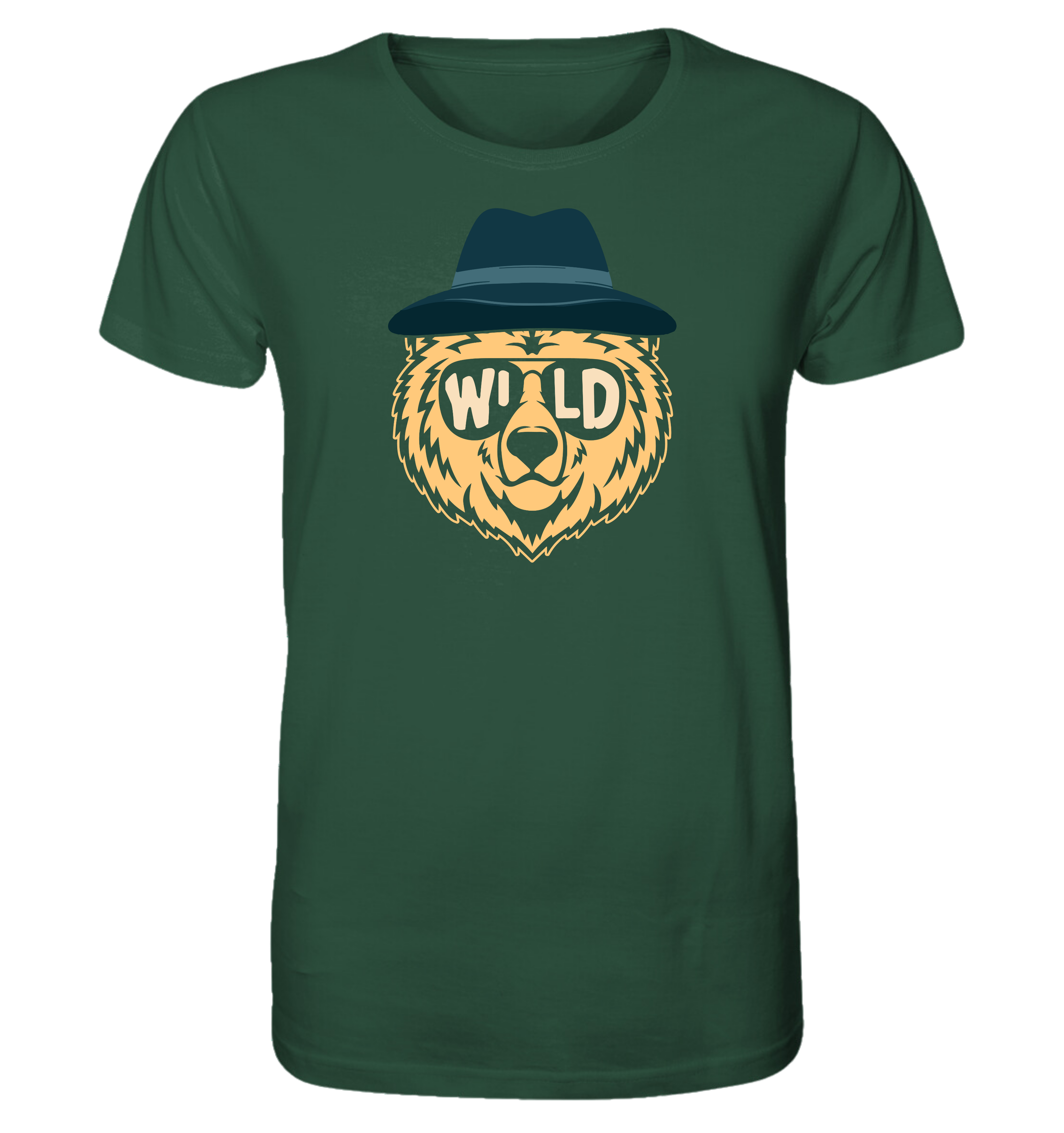 Orso Wild - T-shirt Uomo in Cotone Biologico