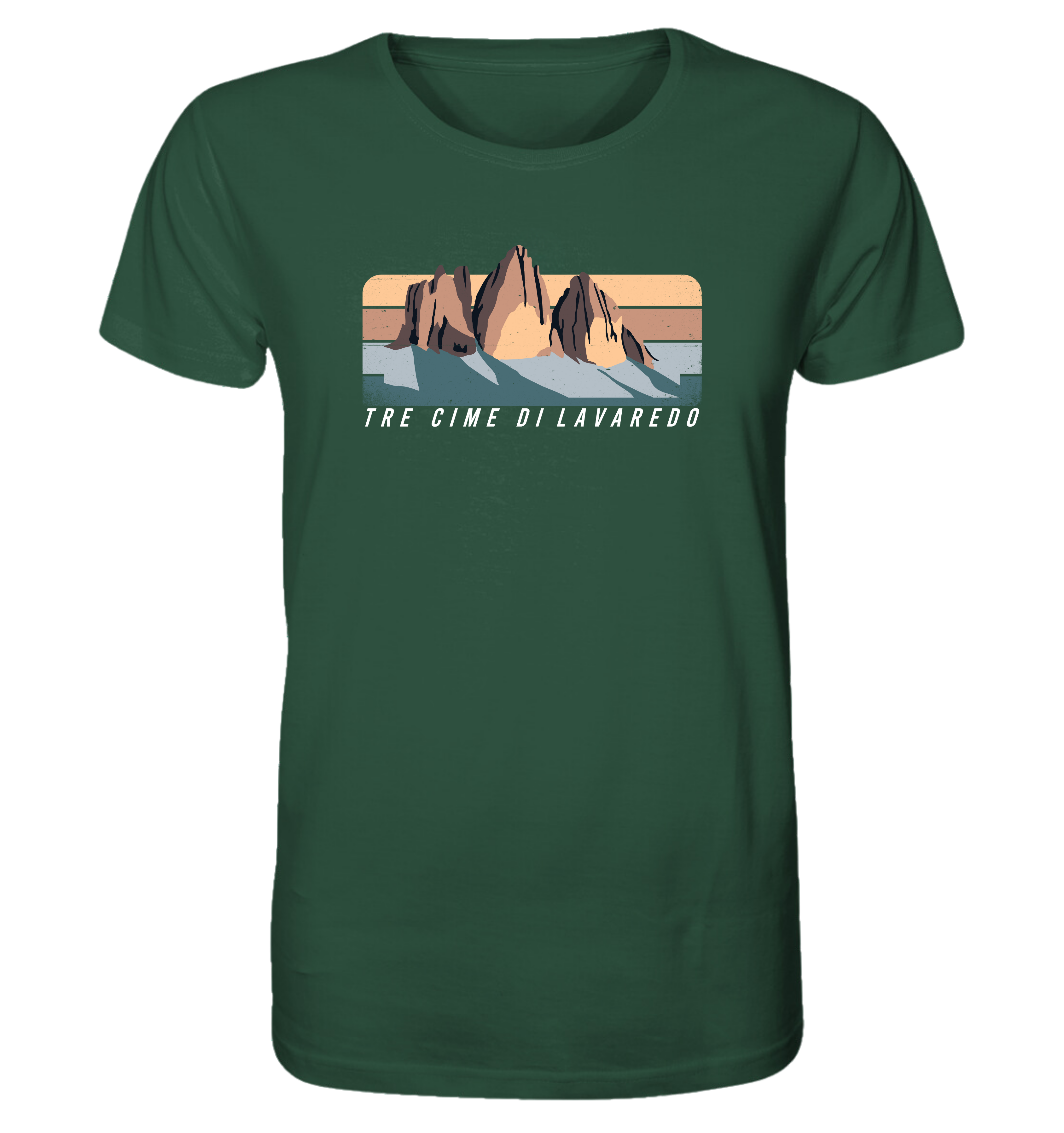 Tre Cime di Lavaredo - T-shirt Uomo in Cotone Biologico