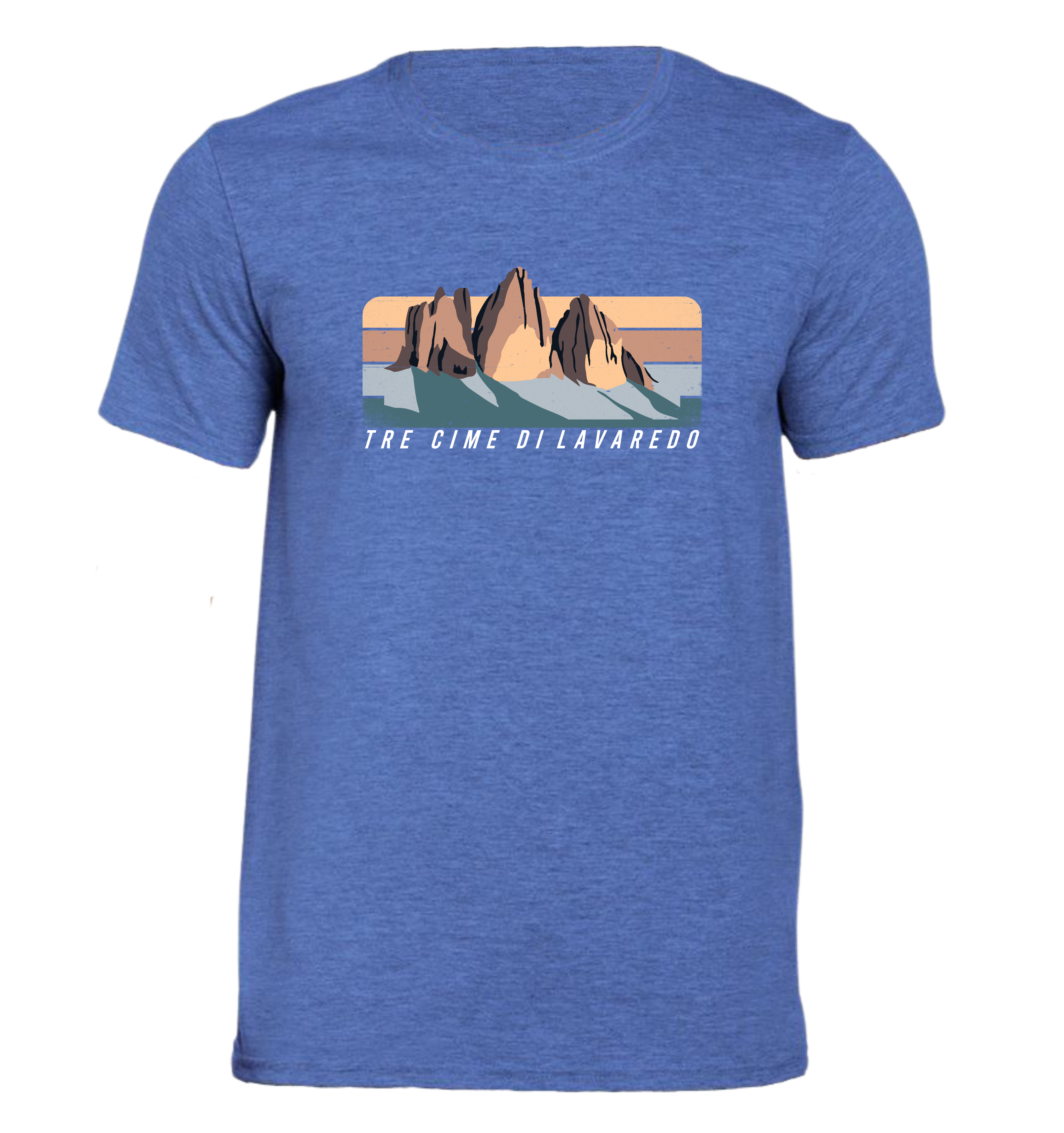 Tre Cime di Lavaredo - T-shirt Uomo in Cotone Biologico