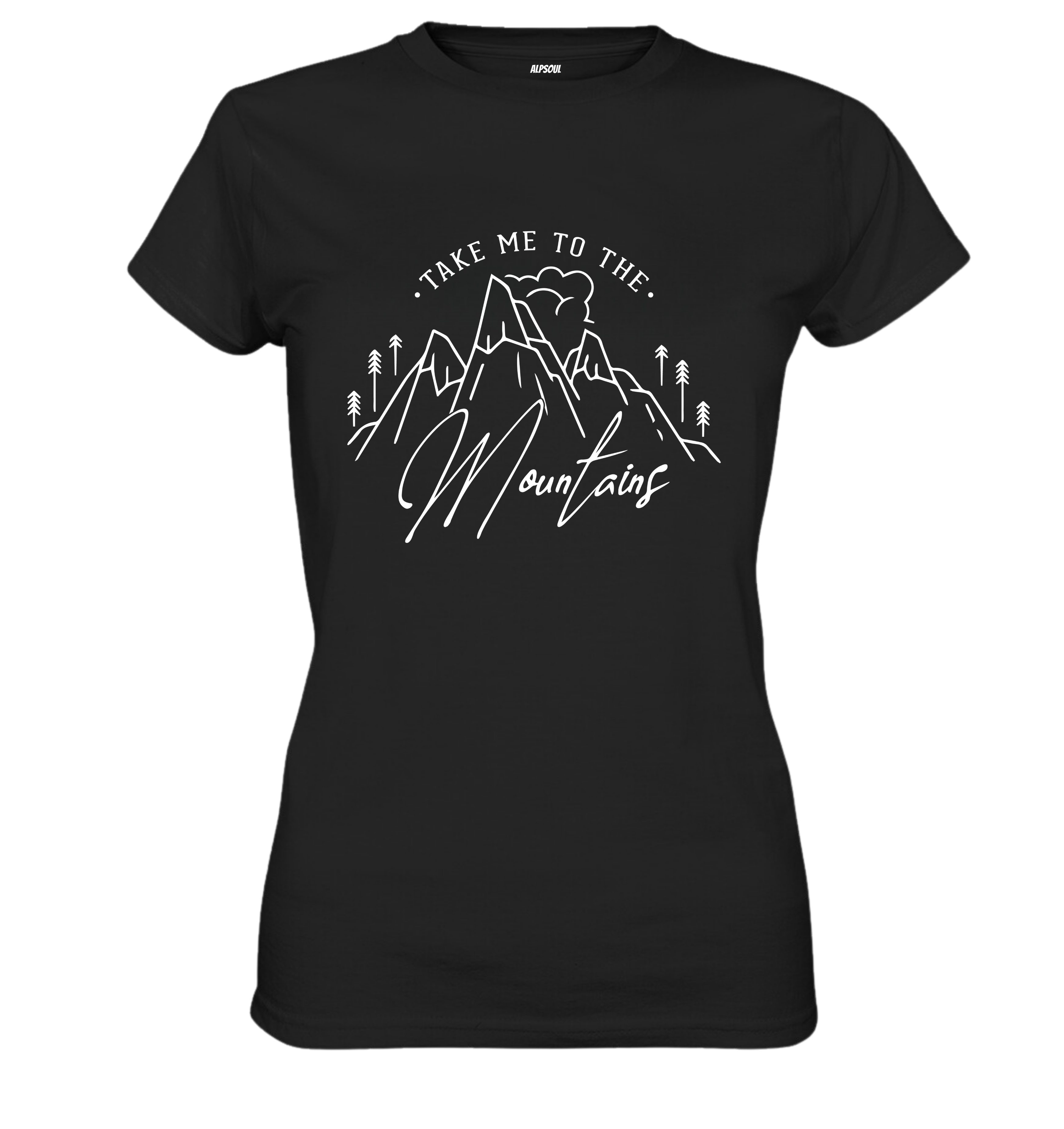 Take me to the mountains - T-shirt Donna in Cotone Biologico