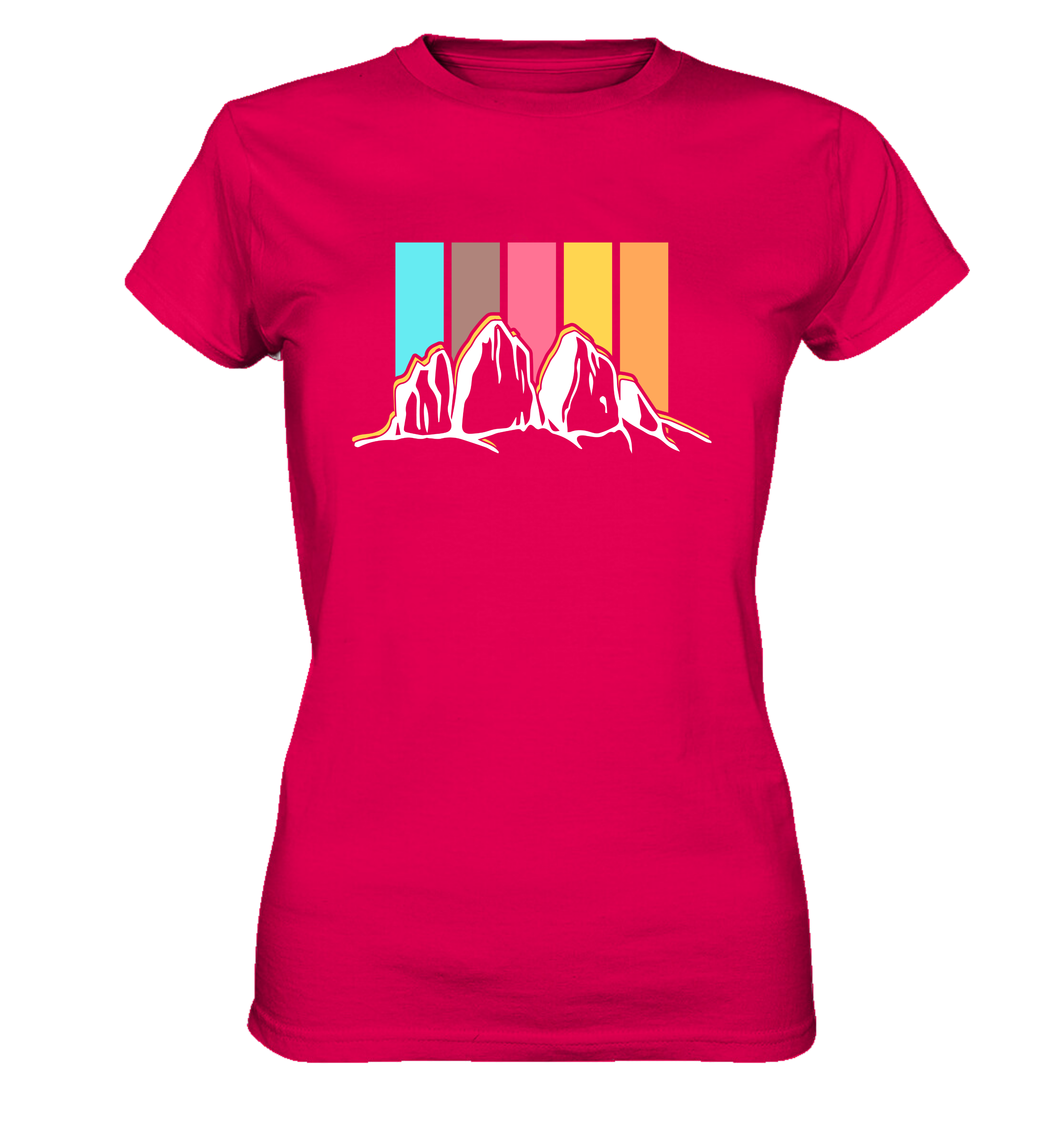 Tre Cime di Lavaredo - T-shirt Donna in Cotone Biologico