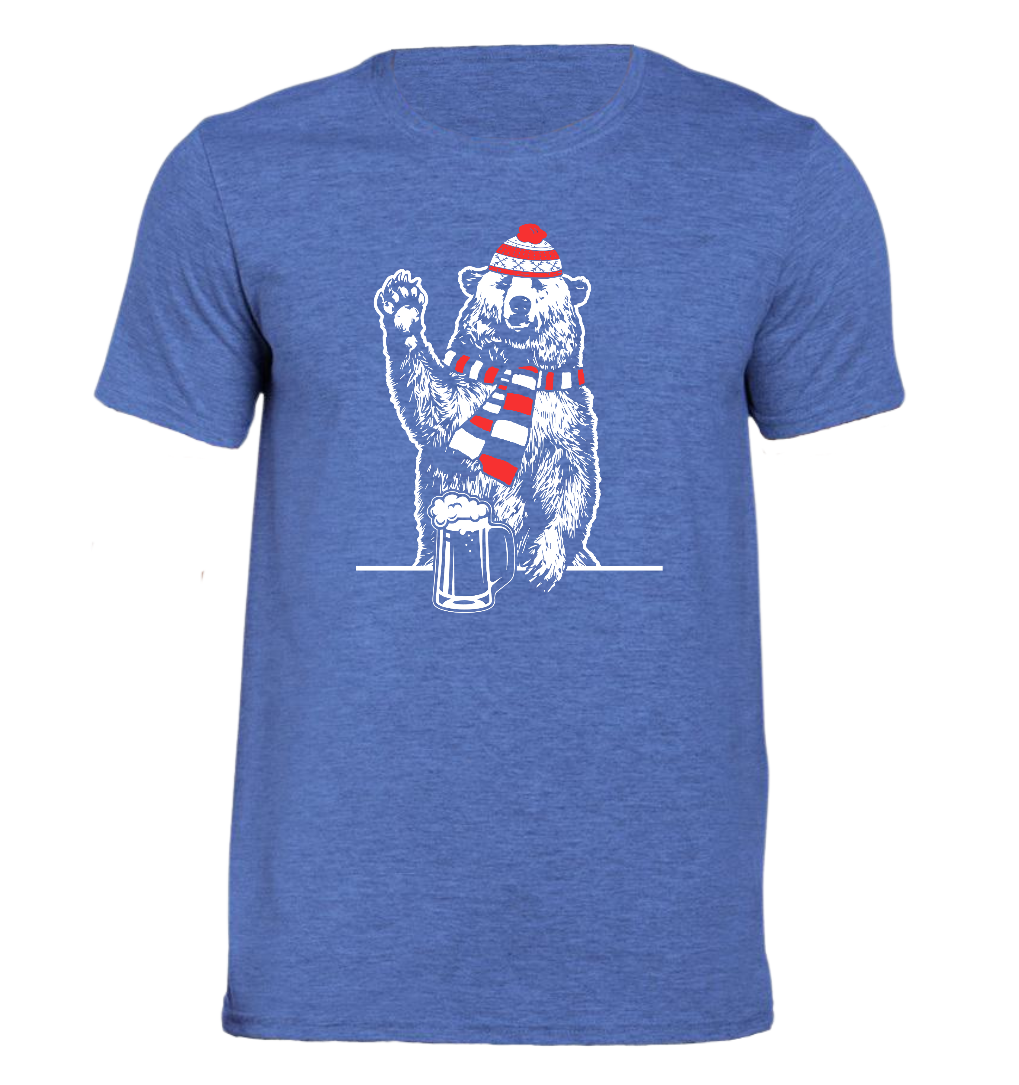 Bear with beer - Men's Premium Organic T-Shirt