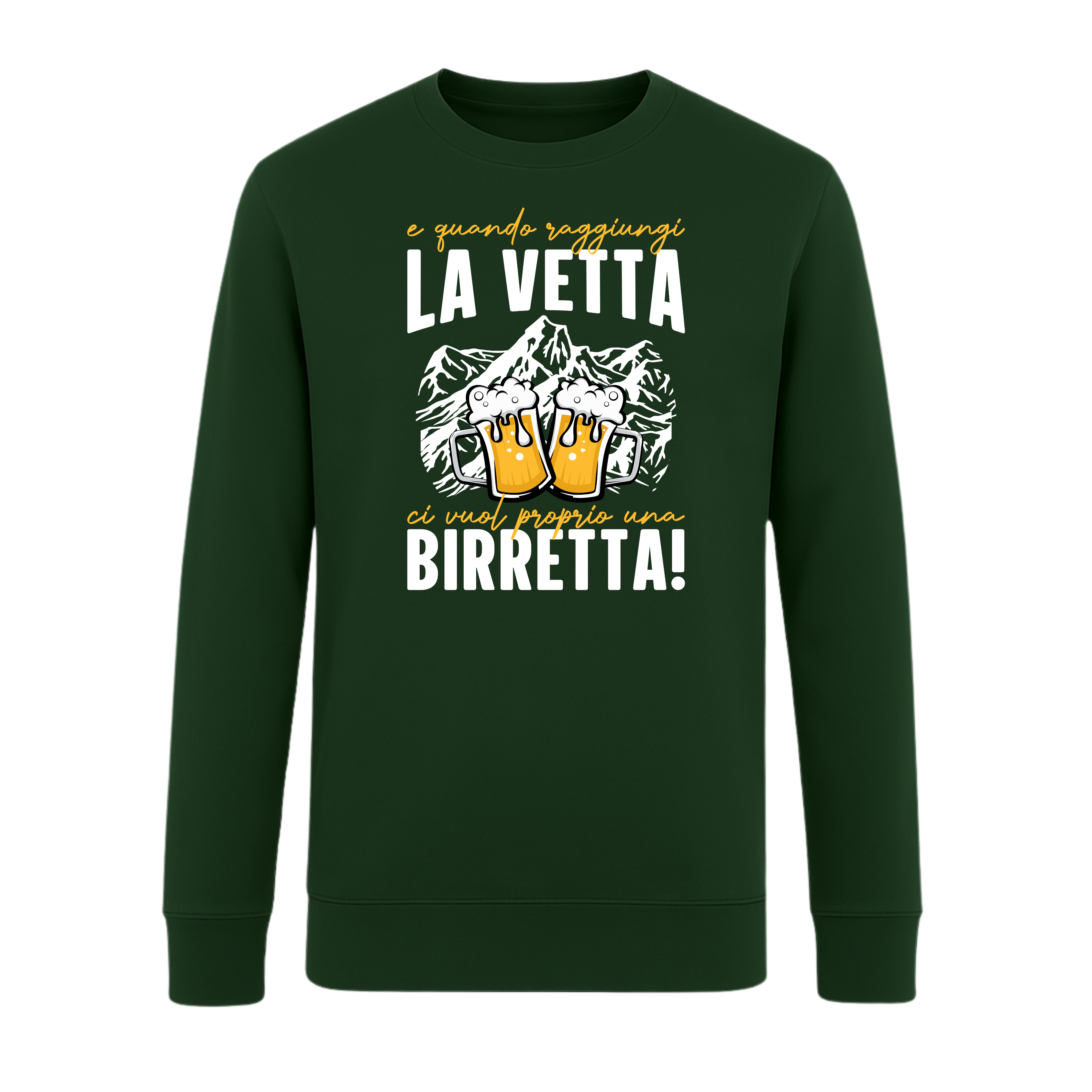 Und wenn Sie ganz oben angekommen sind – Premium Bio-Unisex-Sweatshirt