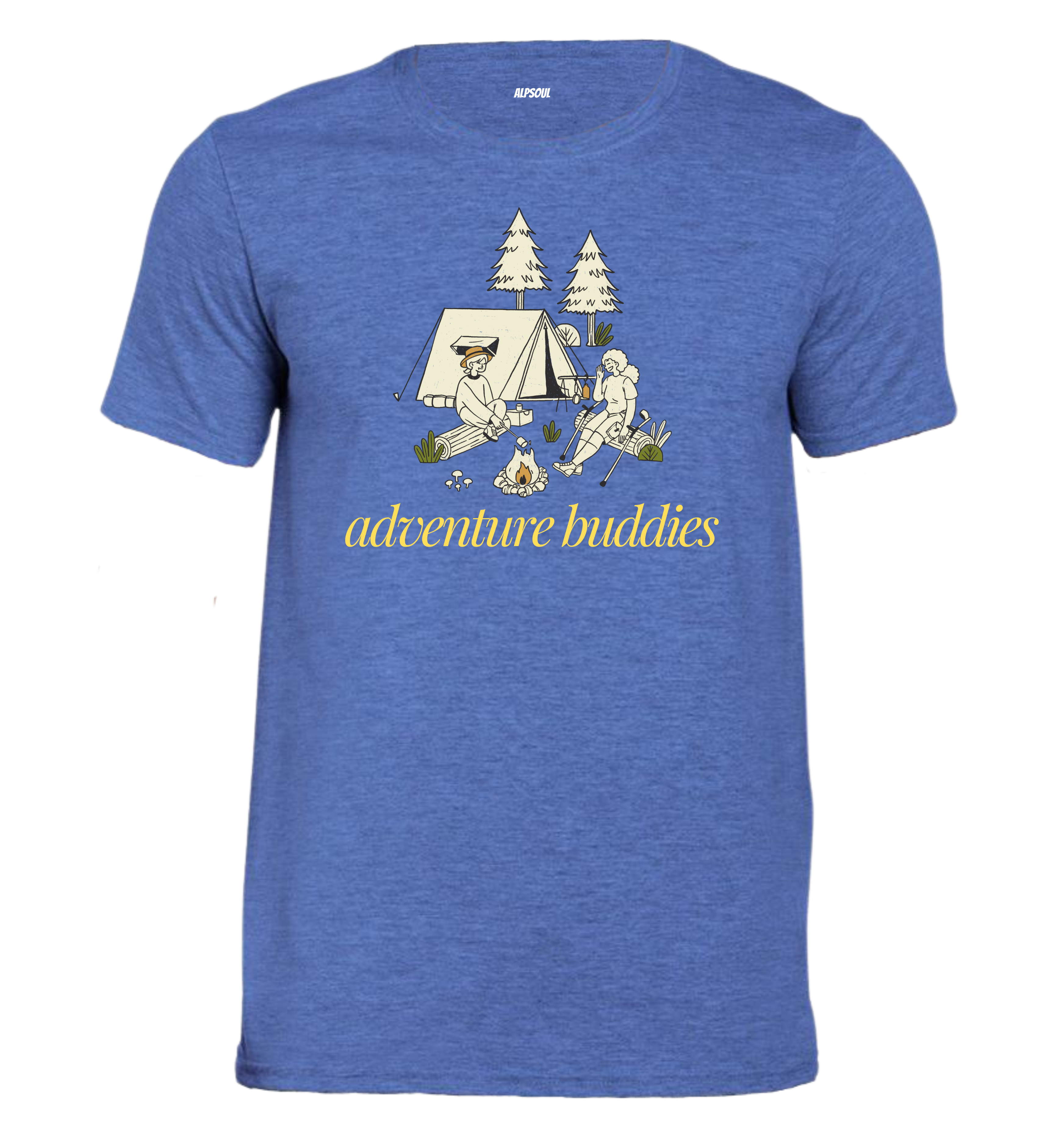 Adventure Buddies - T-shirt Uomo in Cotone Biologico