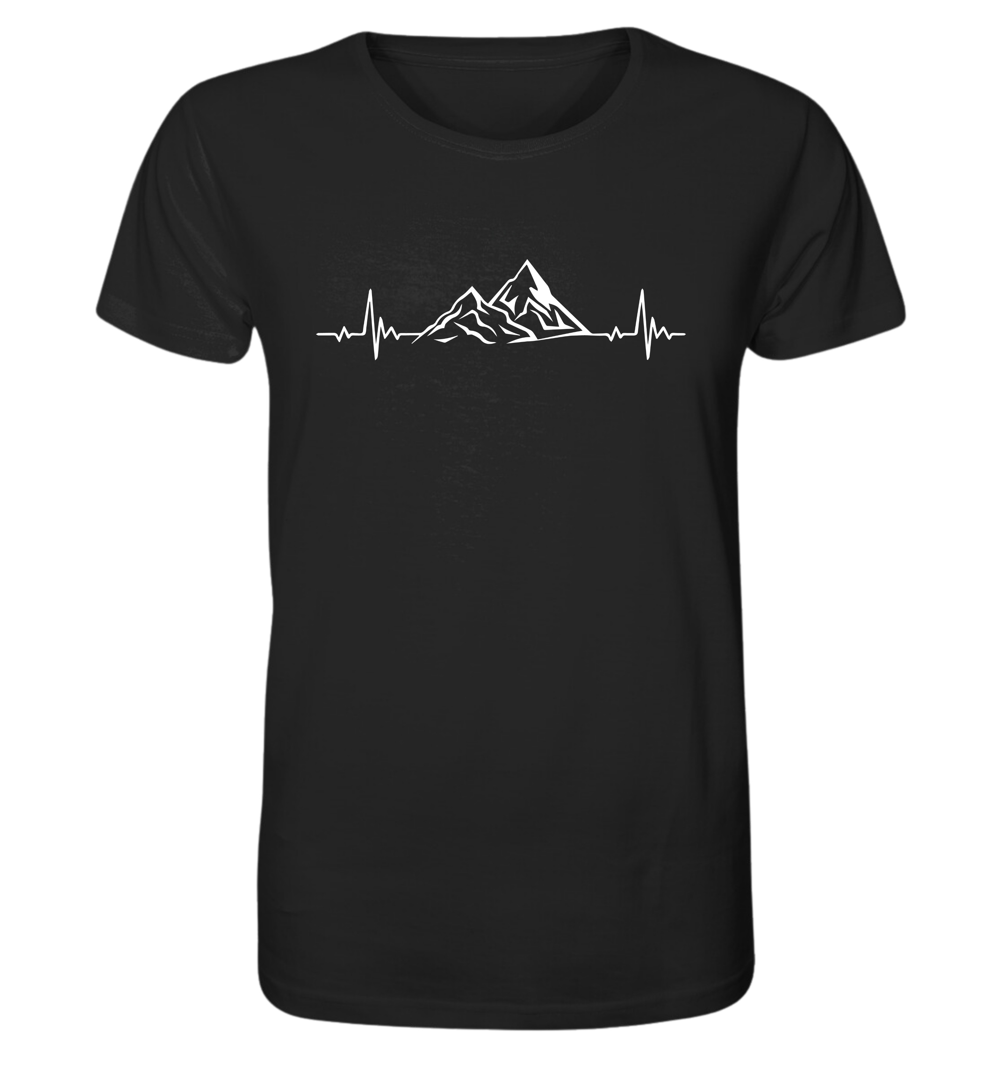 Battito montagna - T-shirt Uomo in Cotone Biologico