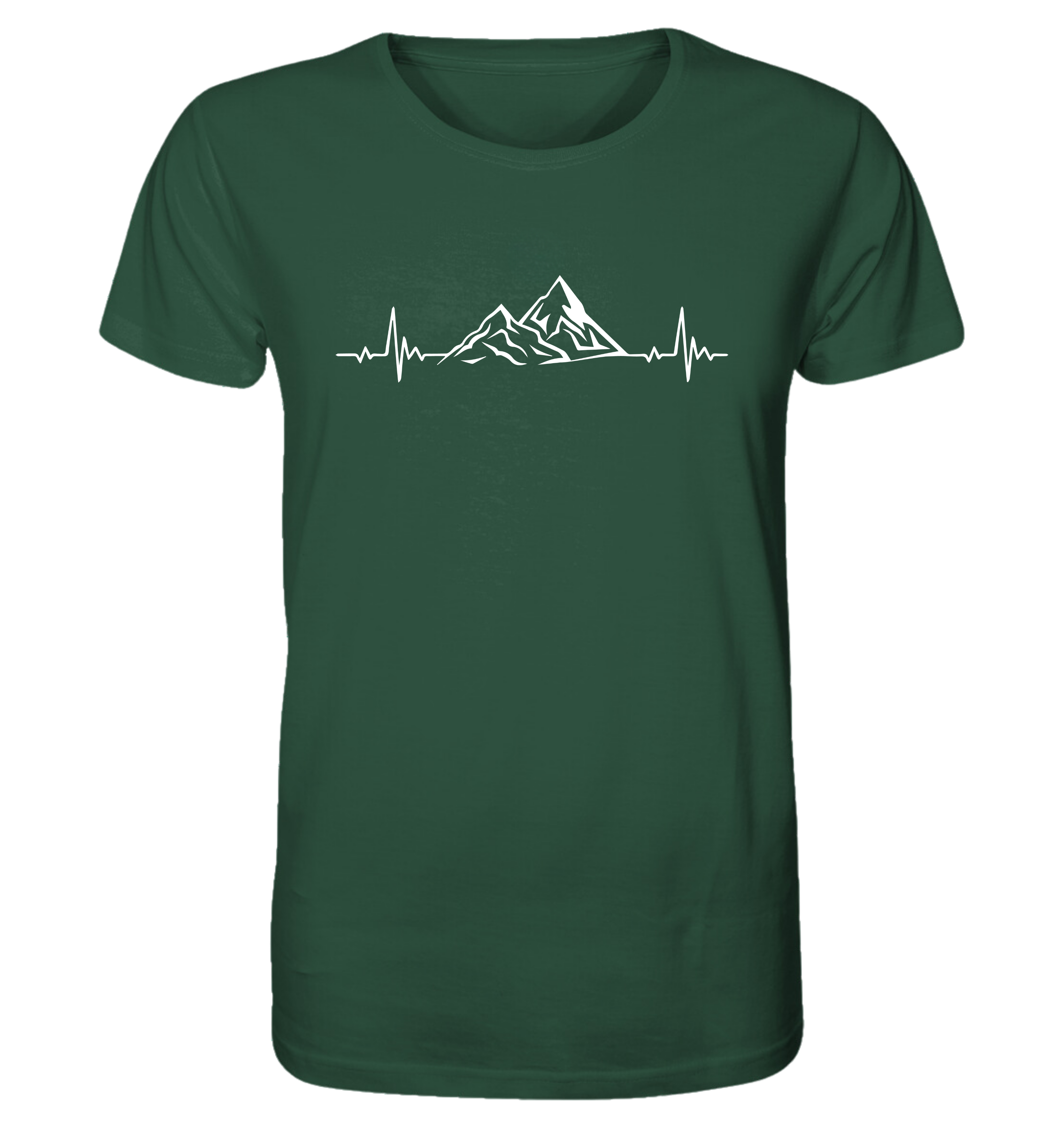 Battito Montagna - T-shirt Uomo in Cotone Biologico