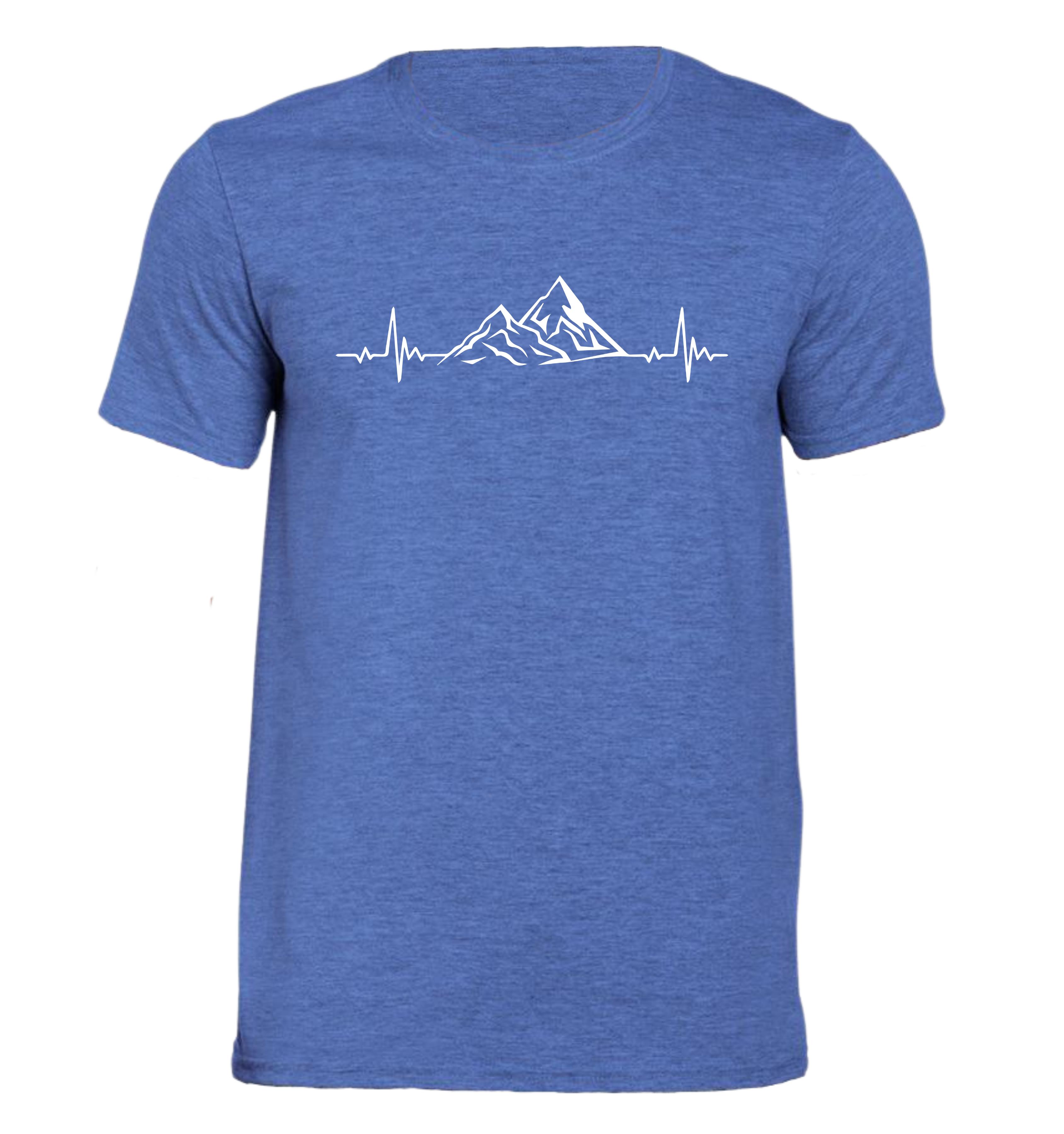 Battito Montagna - T-shirt Uomo in Cotone Biologico