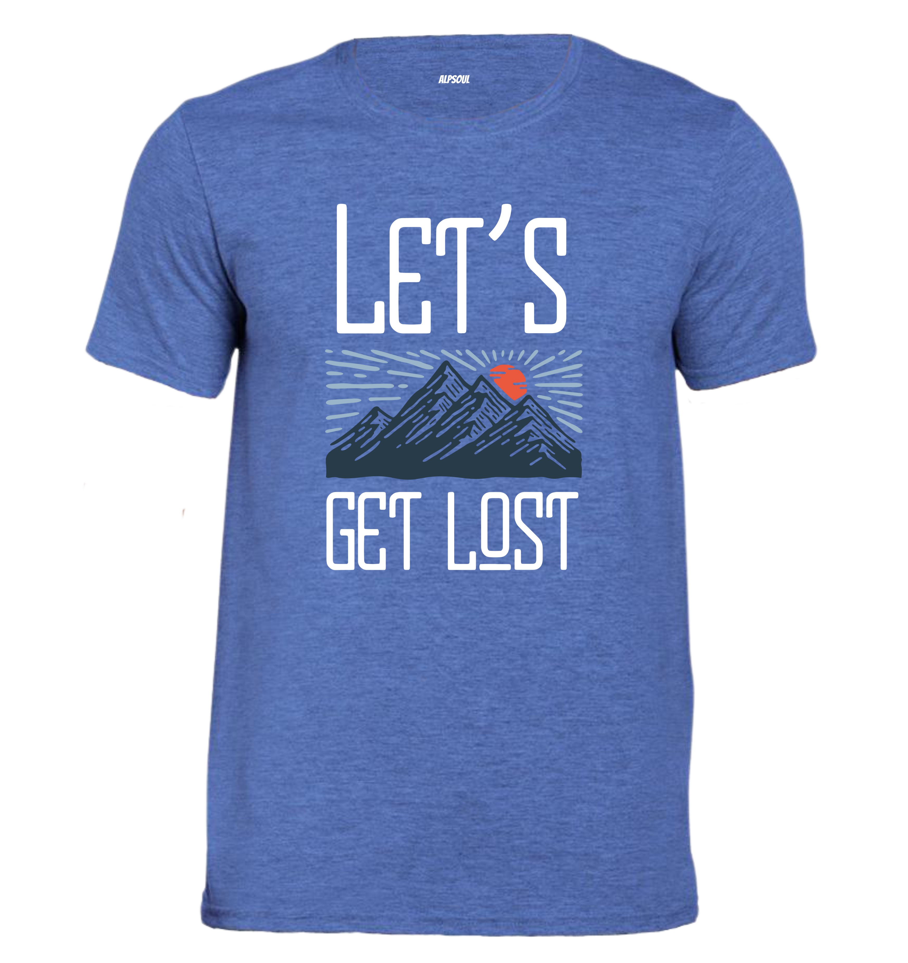 Let's get lost - T-shirt Uomo in Cotone Biologico