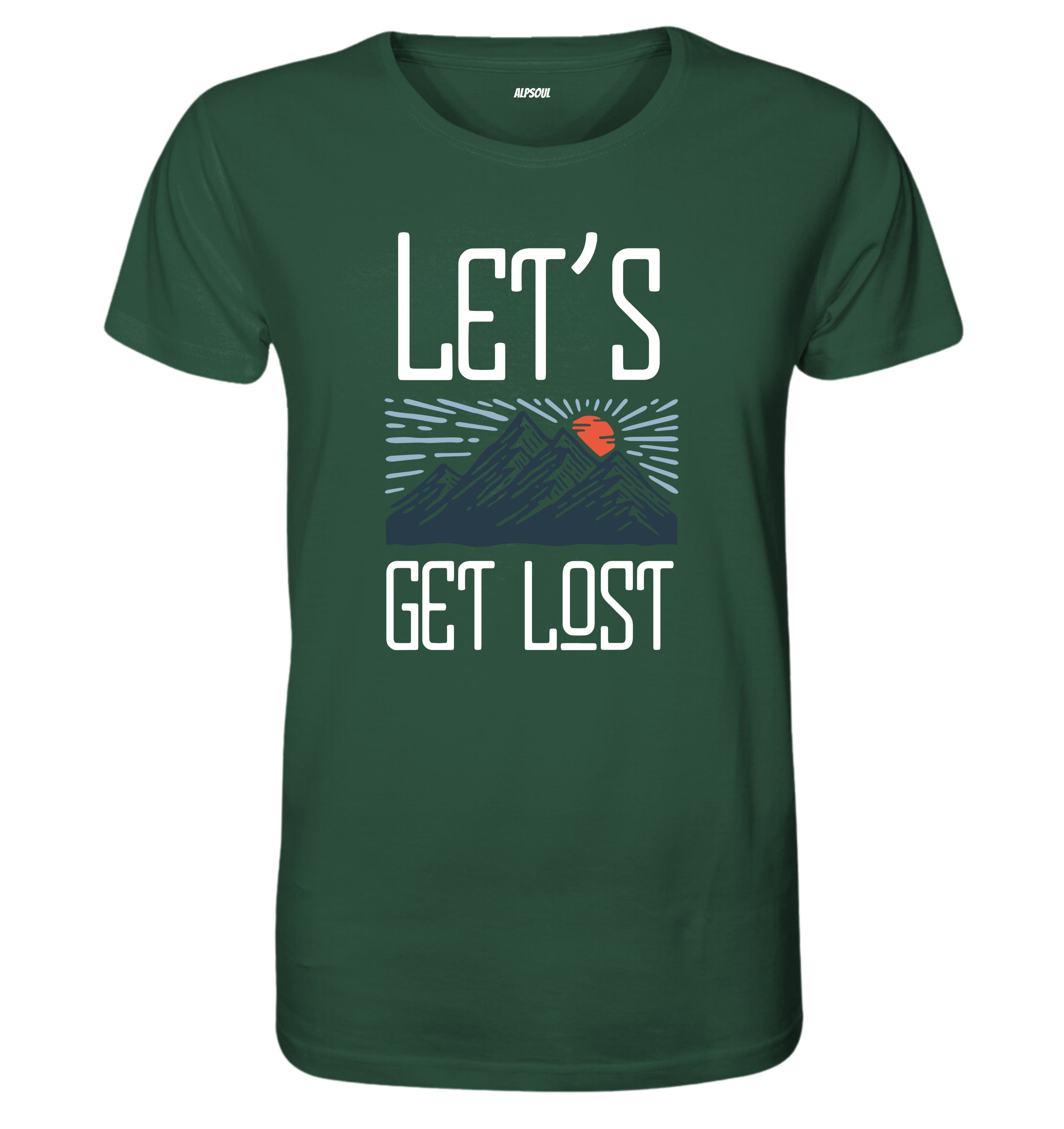 Let's get lost - T-shirt Uomo in Cotone Biologico