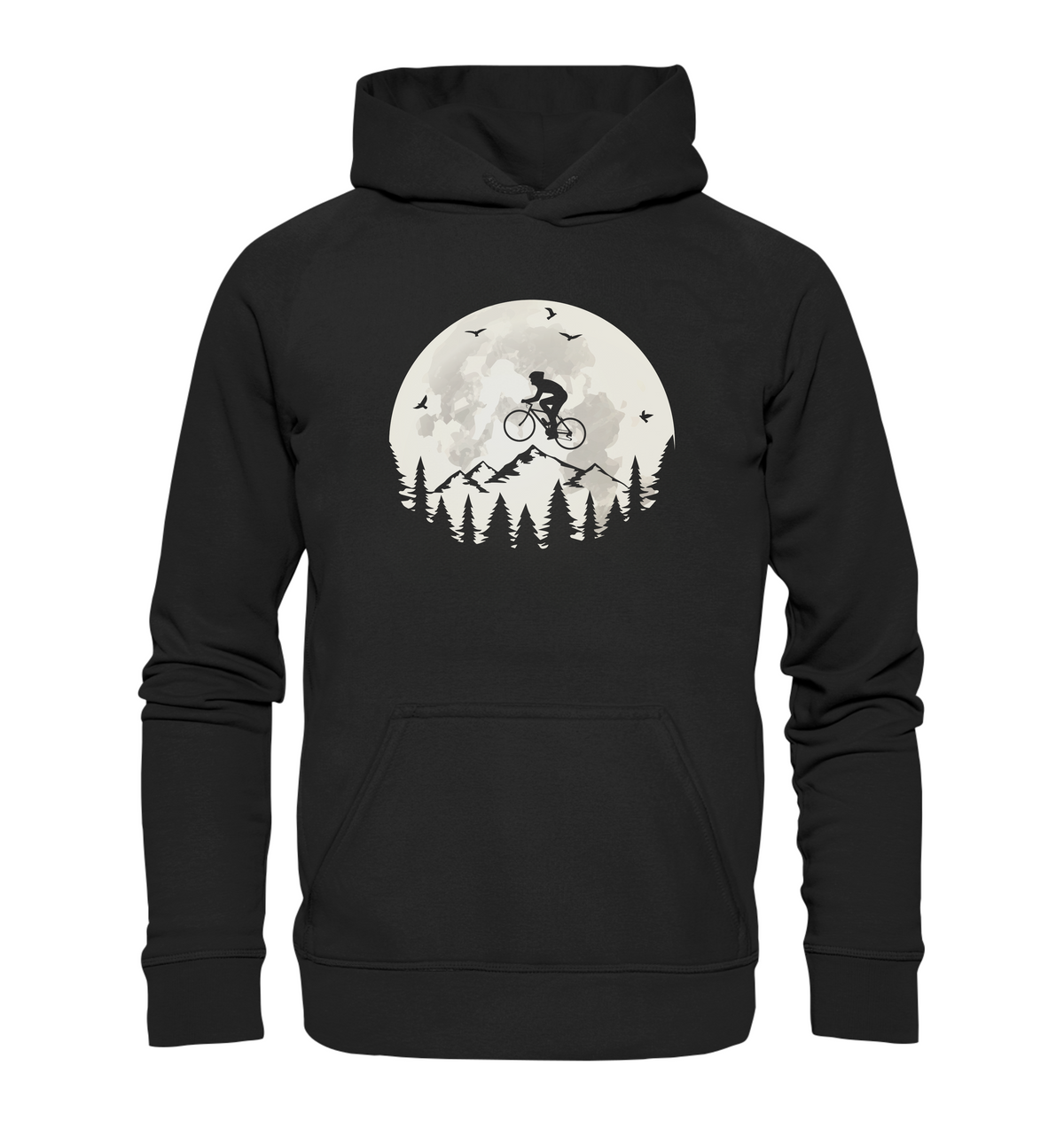 Bici e luna - Men's hoodie