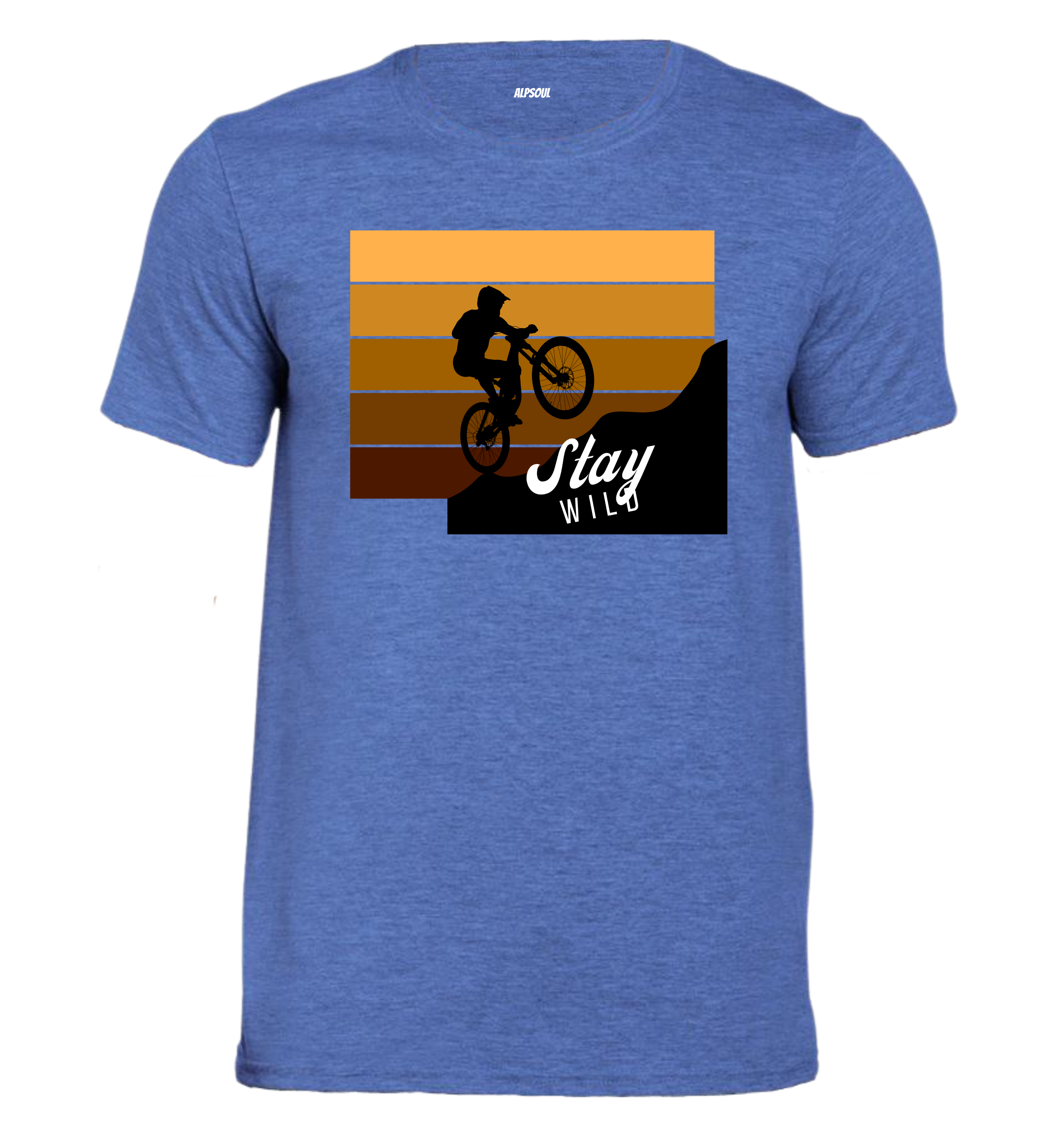 Stay wild - T-shirt Uomo in Cotone Biologico