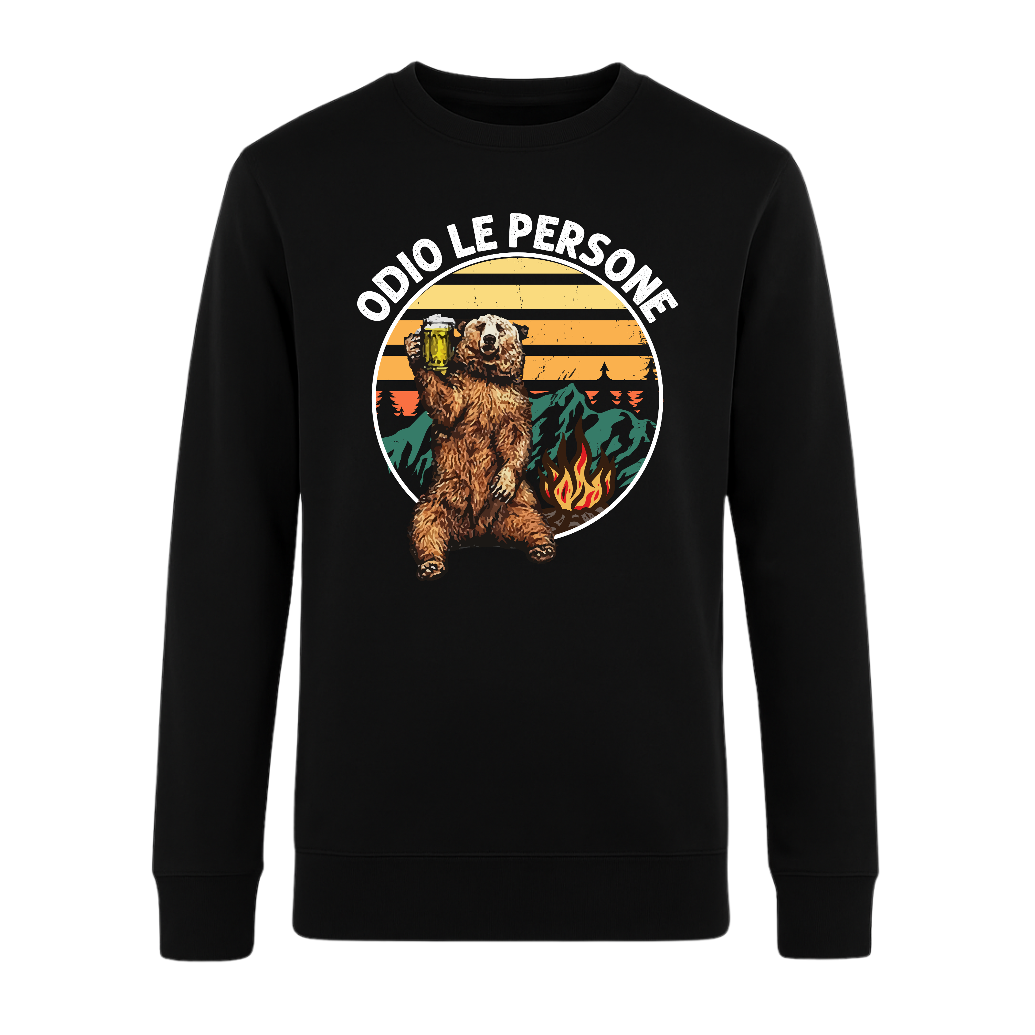 Ich hasse Menschen – Premium-Bio-Unisex-Sweatshirt