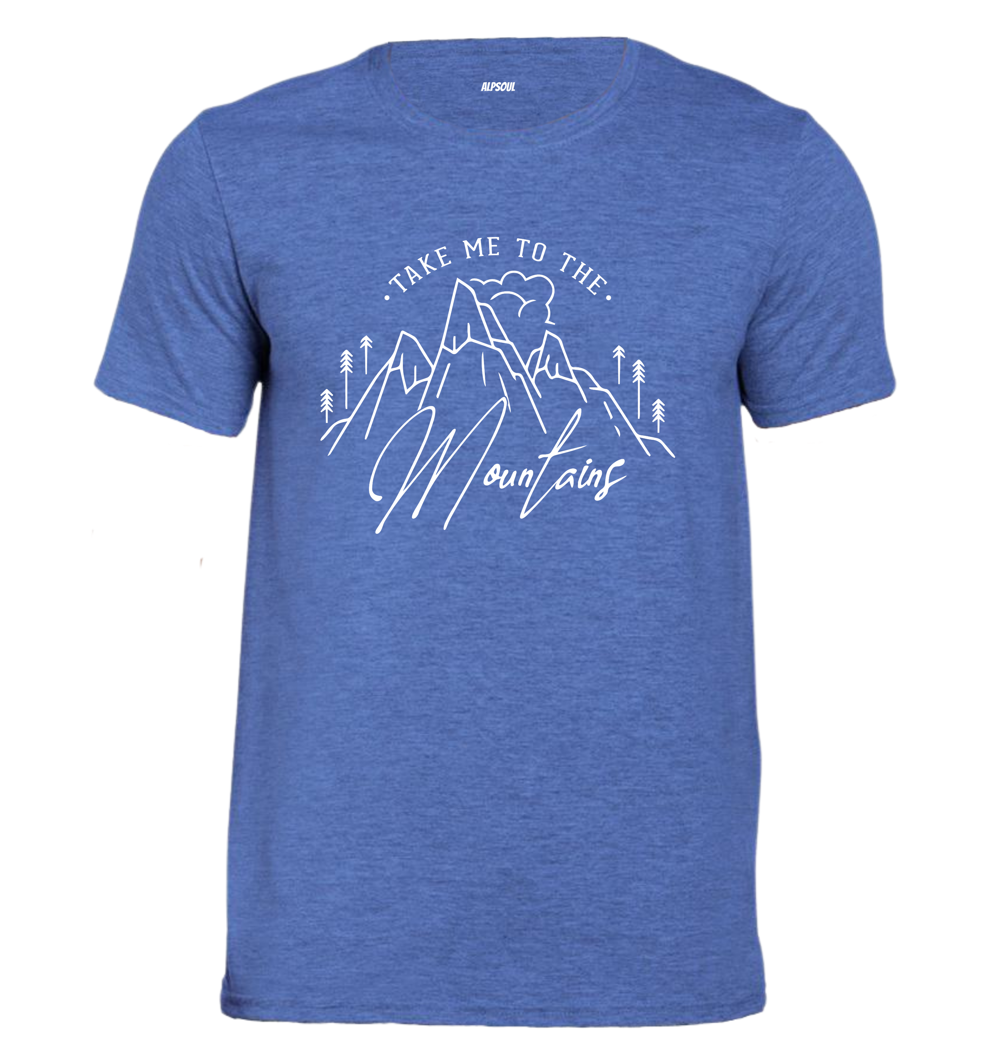 Take me to the mountains - T-shirt Uomo in Cotone Biologico