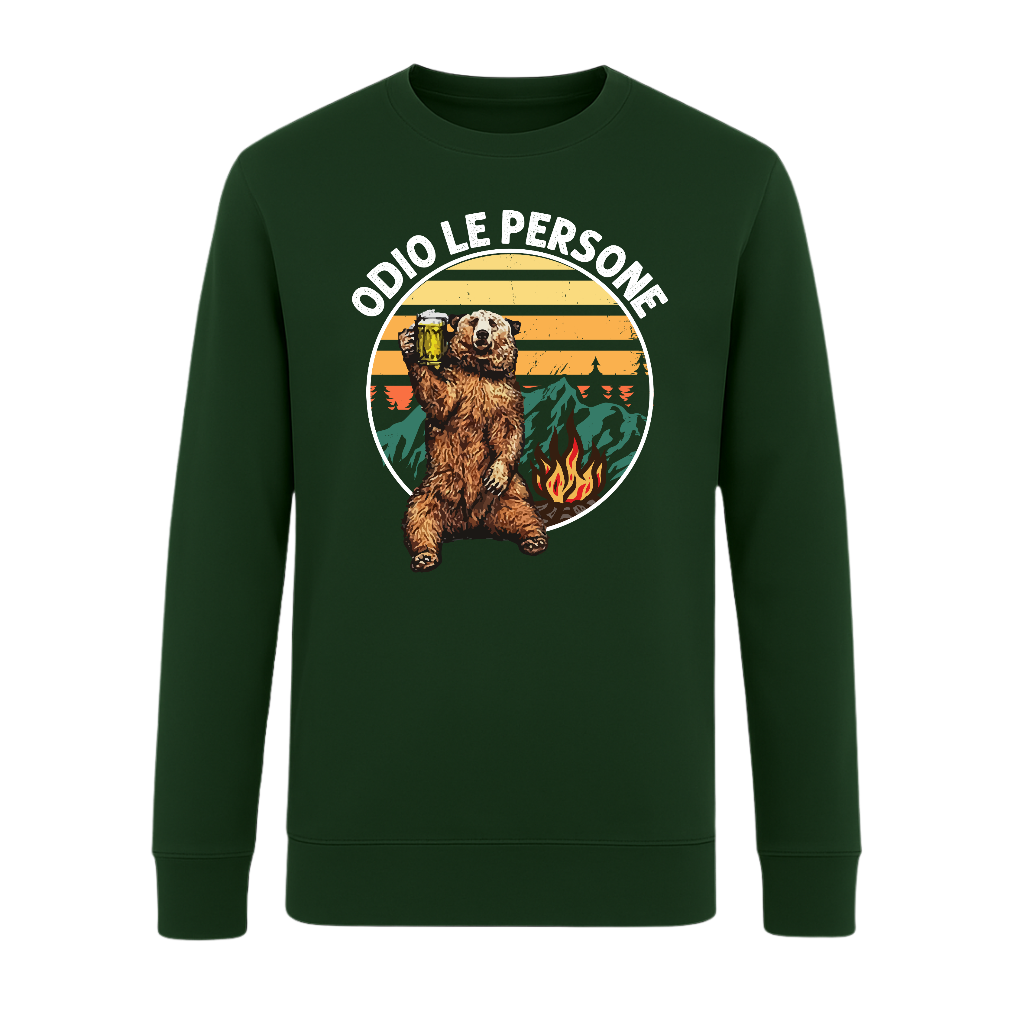 Ich hasse Menschen – Premium-Bio-Unisex-Sweatshirt