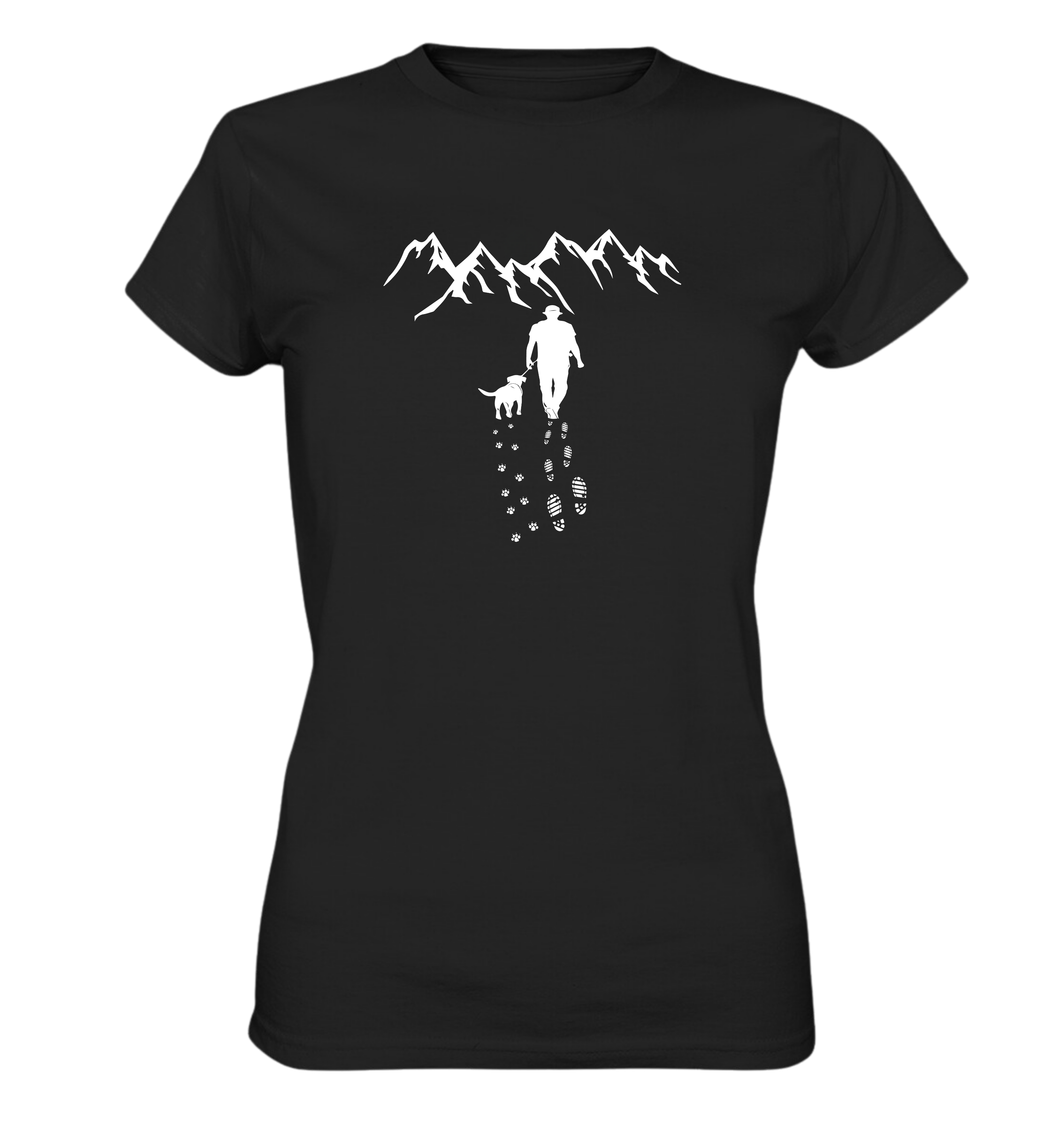 In montagna con il mio cane - T-shirt Donna in Cotone Biologico