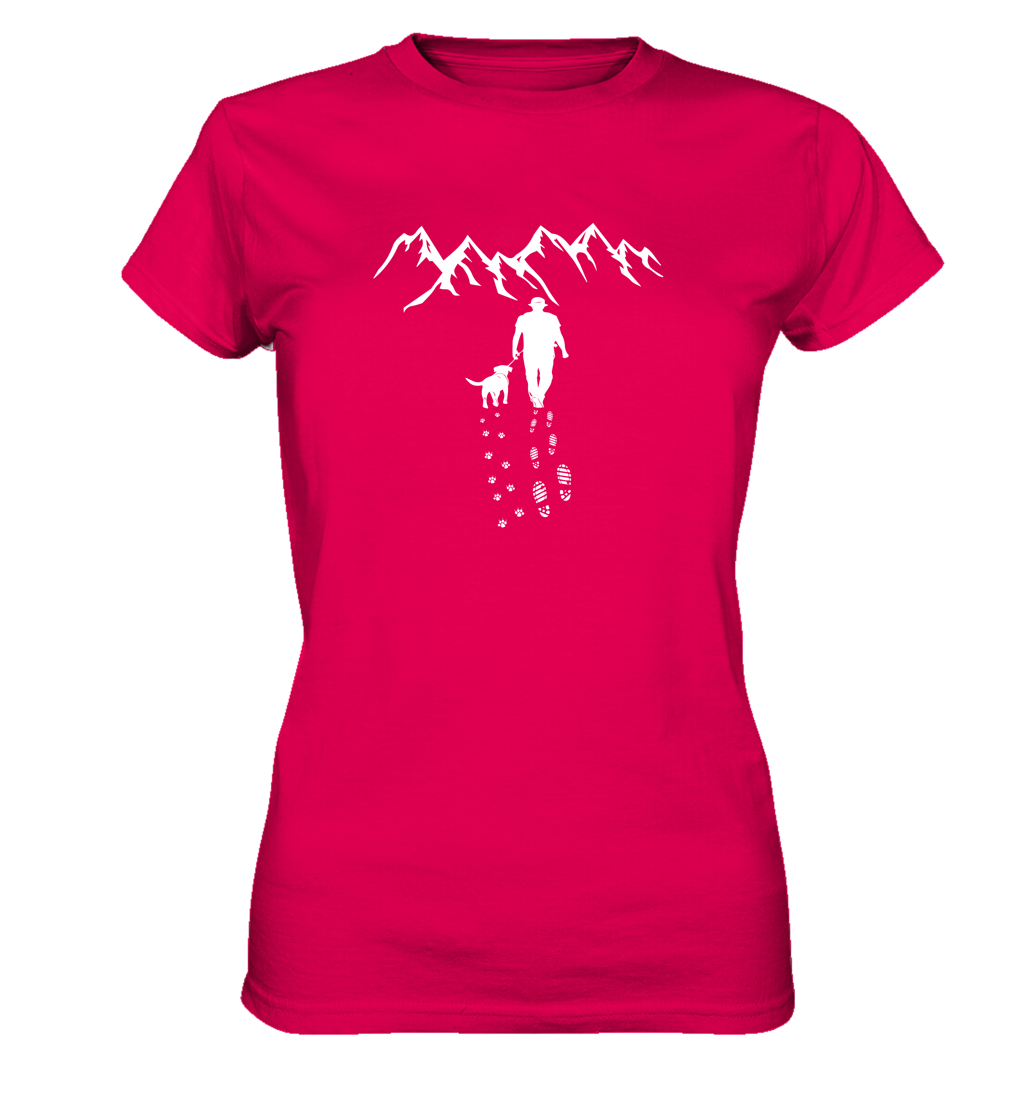 In montagna con il mio cane - T-shirt Donna in Cotone Biologico