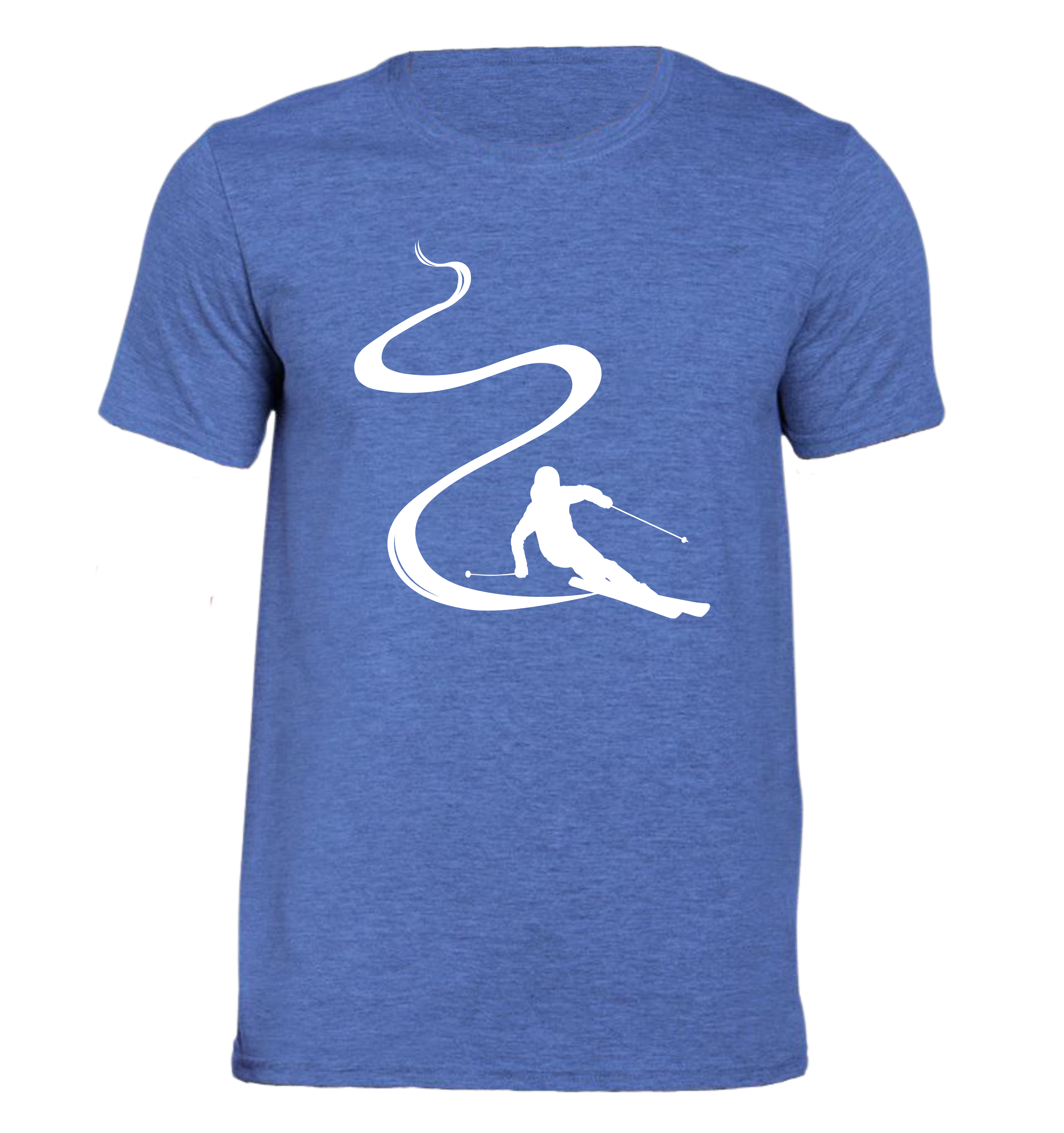 Curve da Sci - T-shirt Uomo in Cotone Biologico
