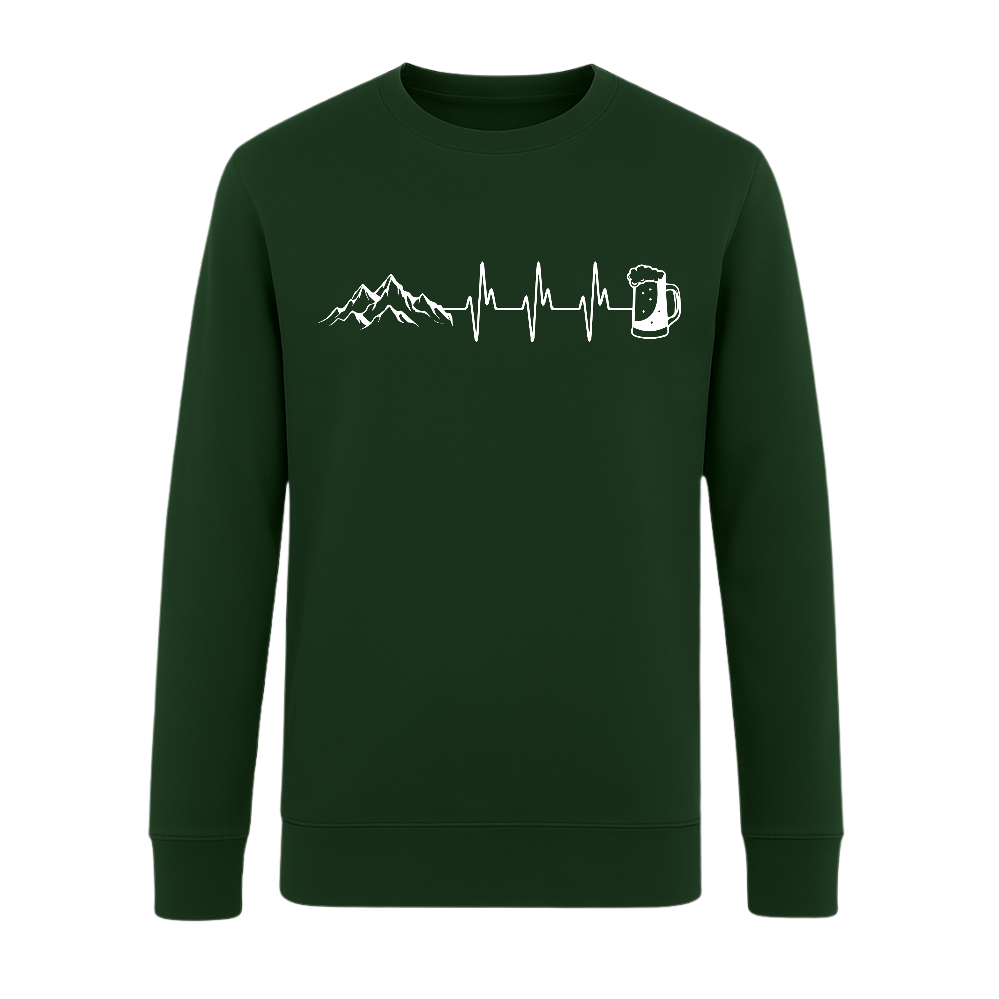 Battito montagna e birra - Unisex Premium Organic Sweatshirt