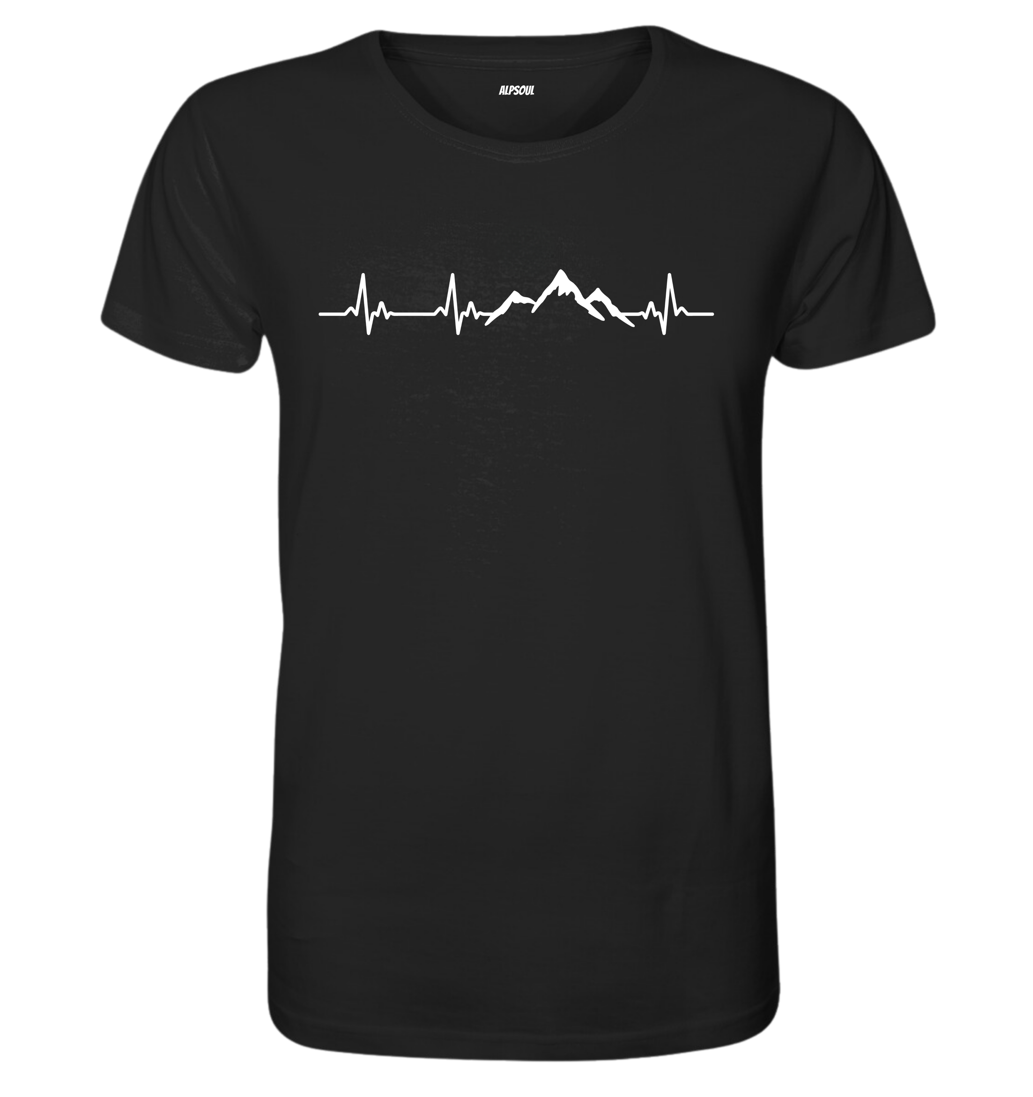 Battito Montagna - T-shirt Uomo in Cotone Biologico