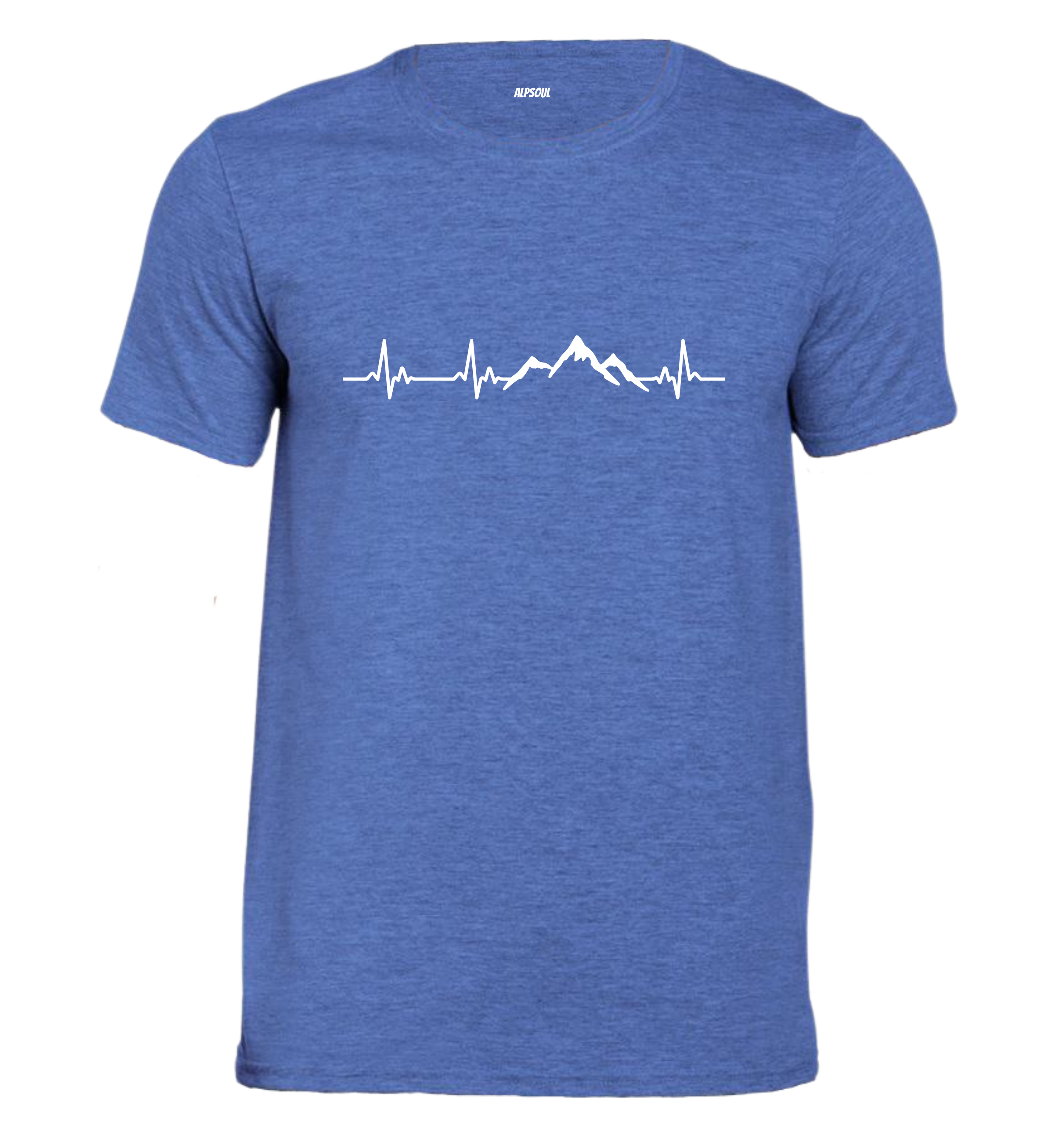 Battito Montagna - T-shirt Uomo in Cotone Biologico