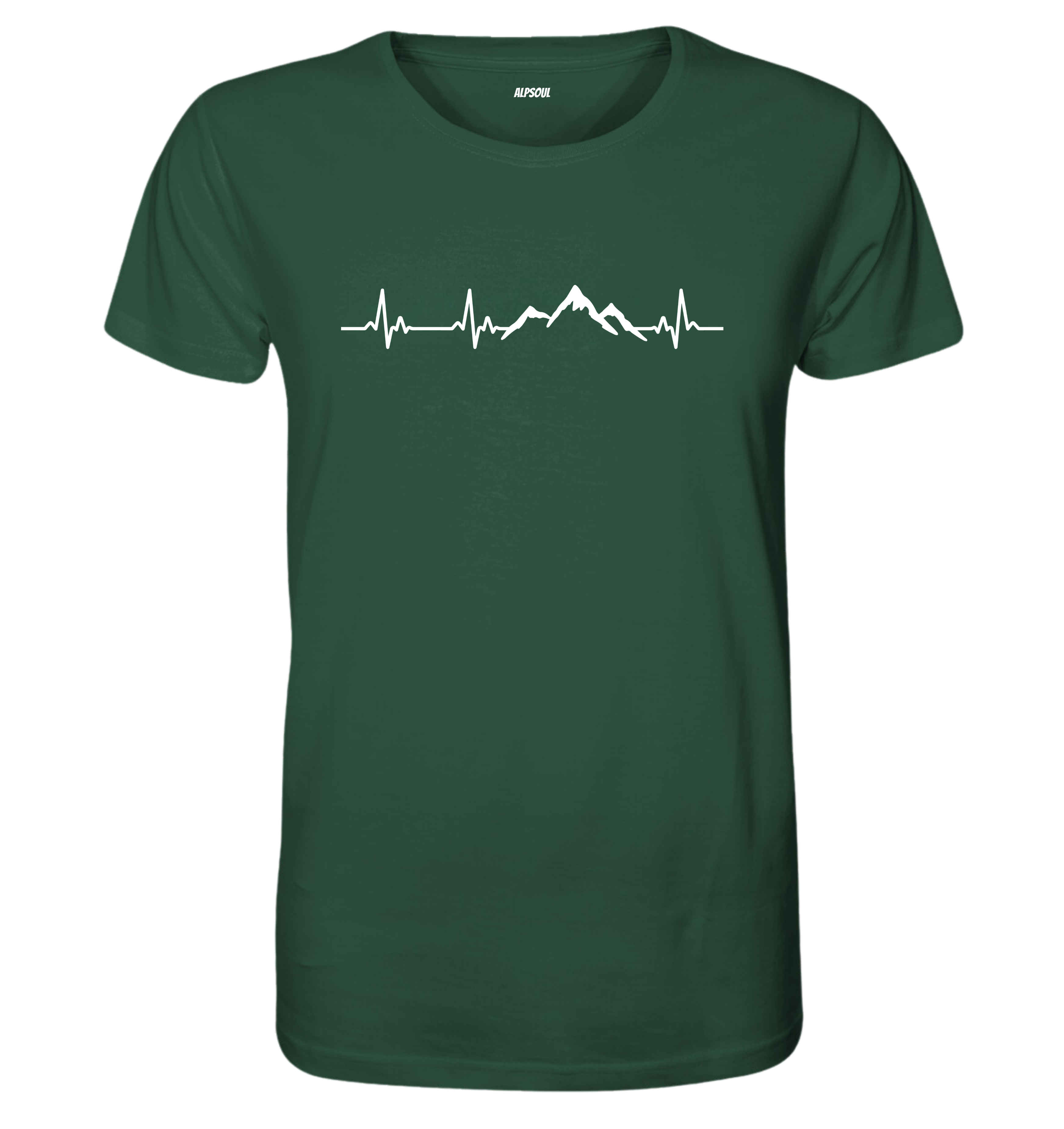 Battito montagna - T-shirt Uomo in Cotone Biologico