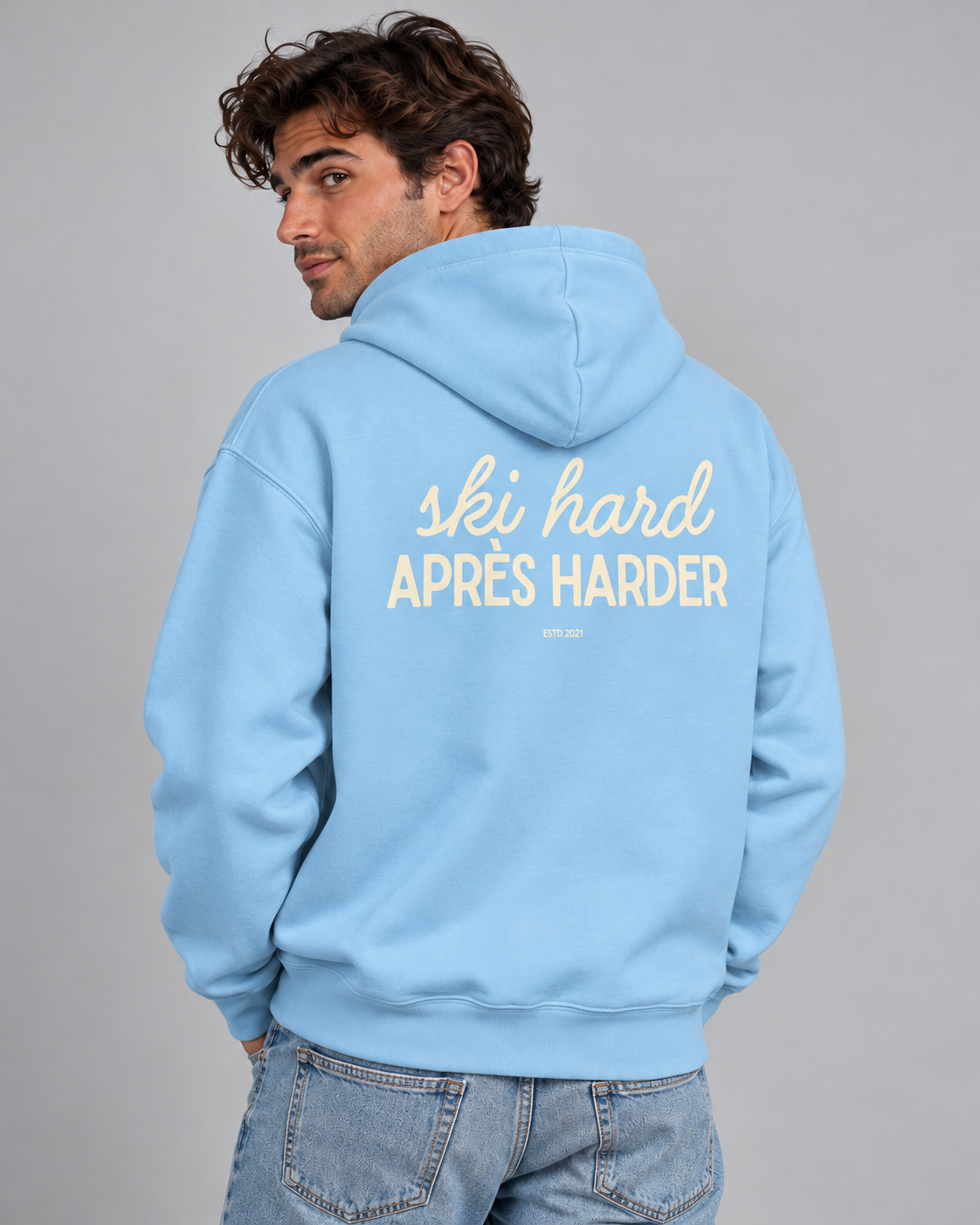 Ski hard après harder - Felpa Uomo