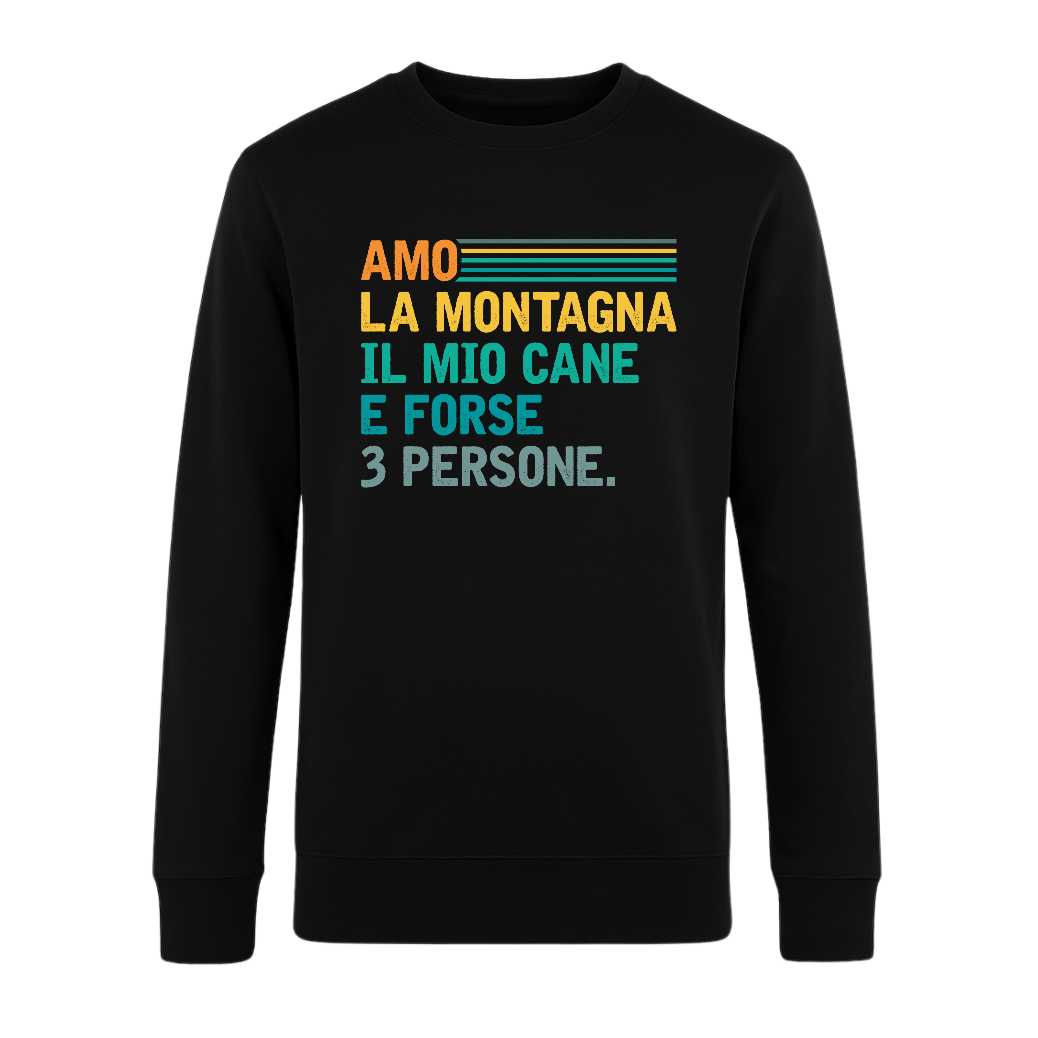Amo la montagna e il mio cane - Sweatshirt Premium Organica Unisex