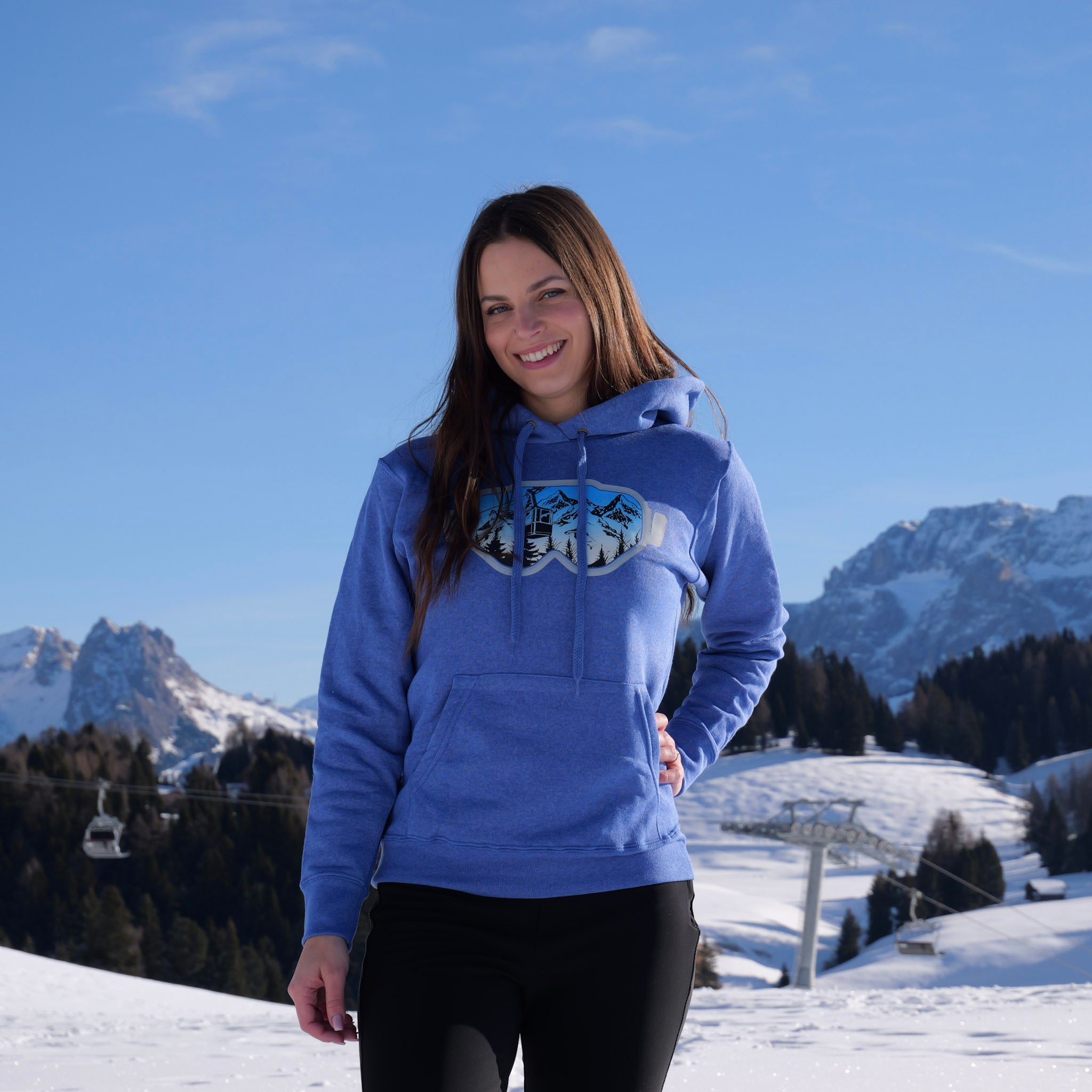 Occhiali da Sci - Felpa donna
