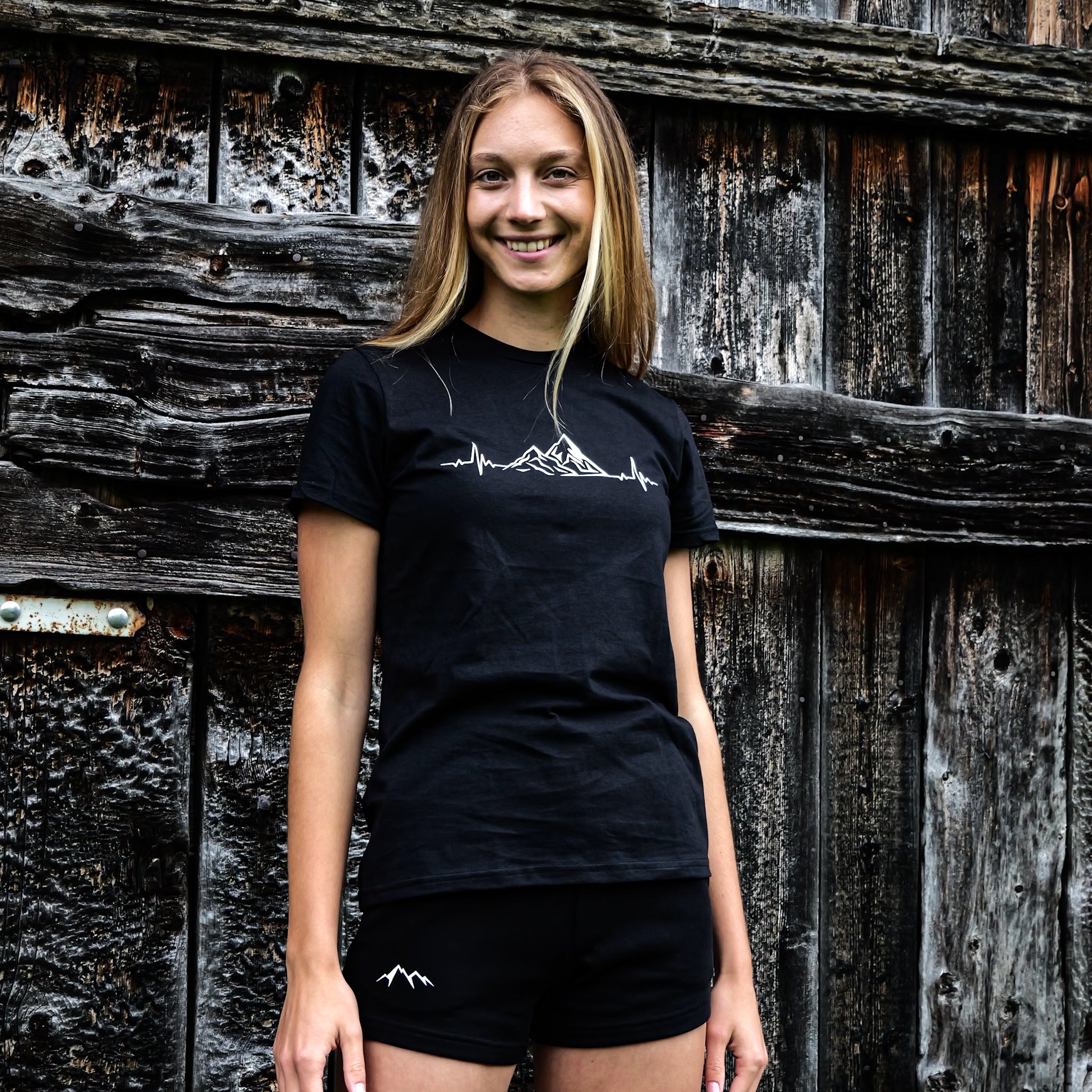 Battito montagna - T-shirt Donna in Cotone Biologico