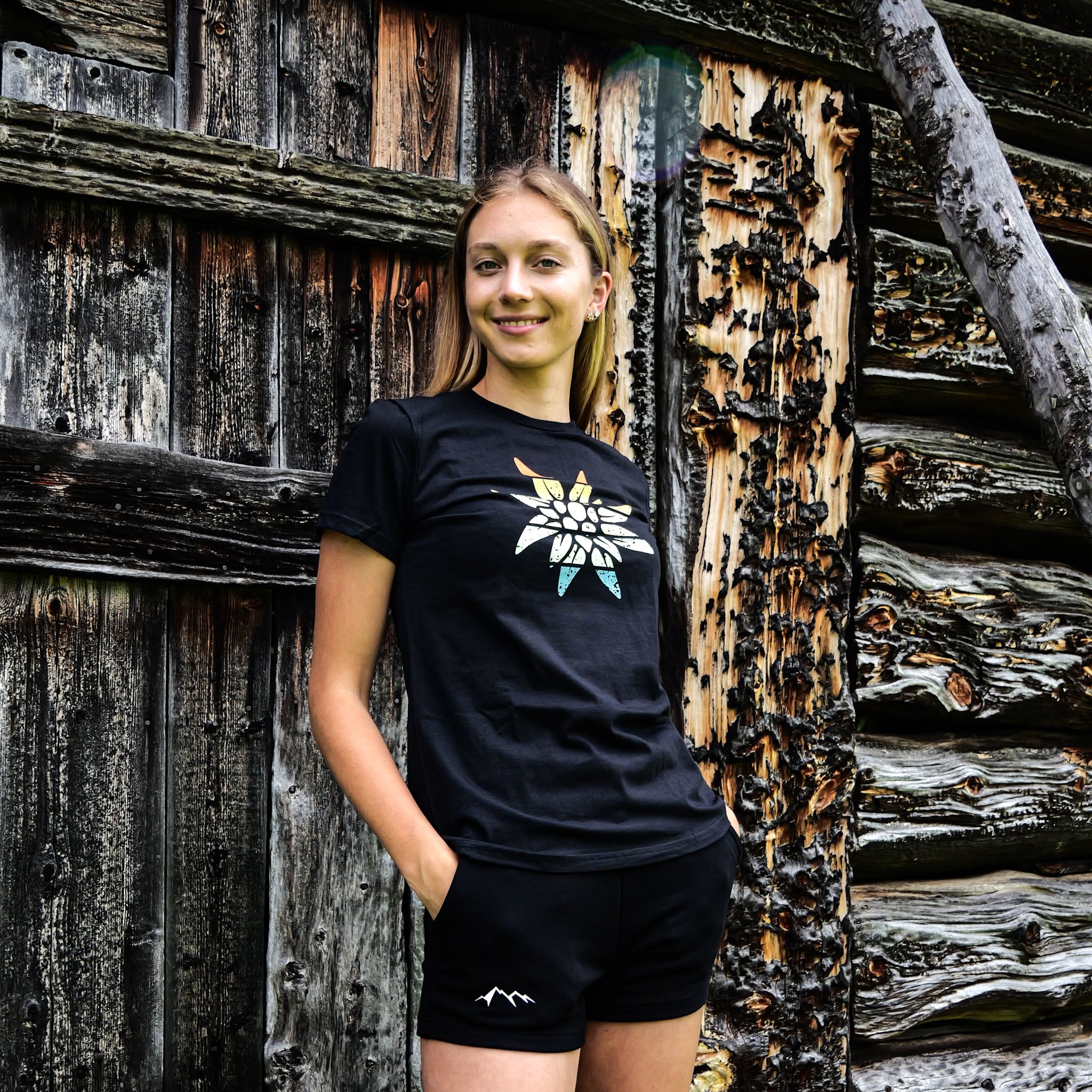 Stella alpina - T-shirt Donna in Cotone Biologico