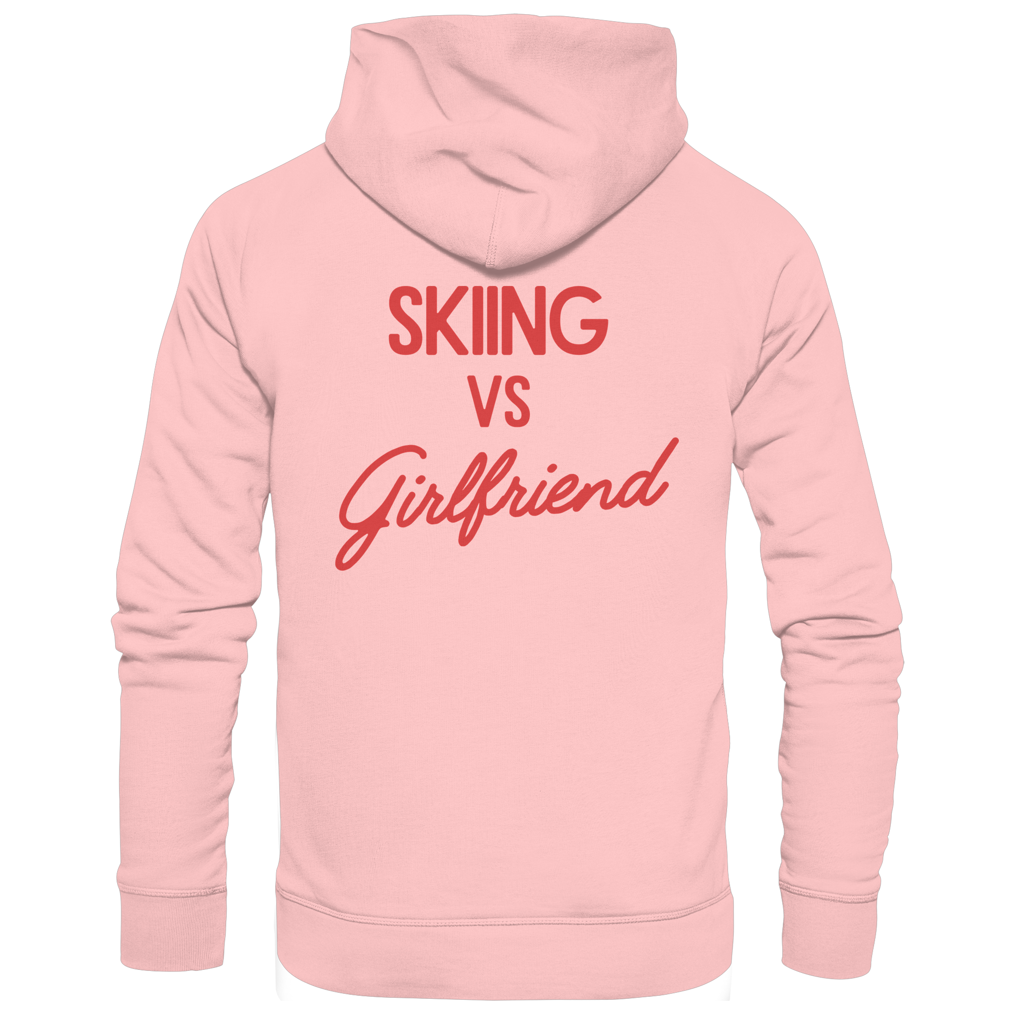 Skiing vs Girlfriend - Basic Unisex Hoodie