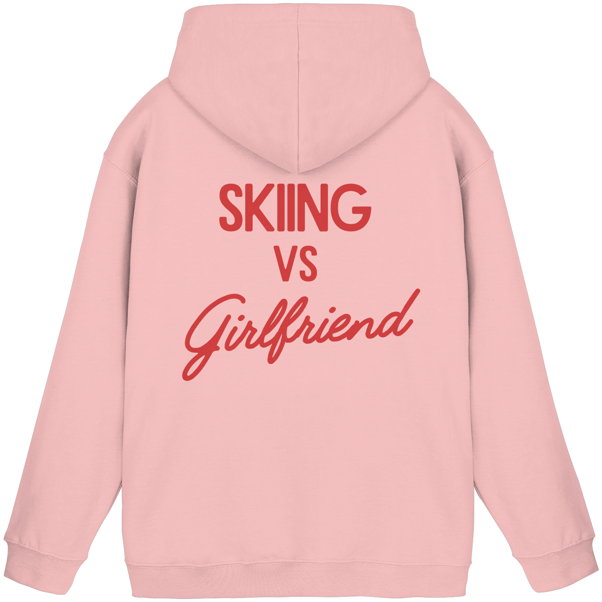 Skiing vs Girlfriend - Basic Unisex Hoodie