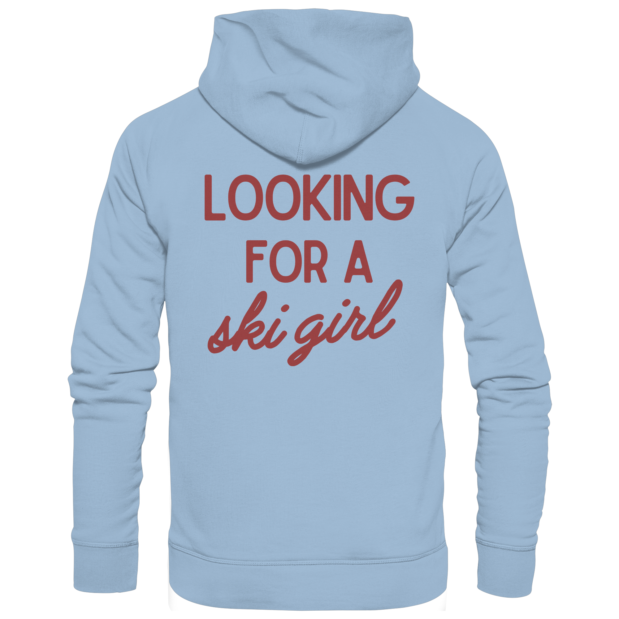 Looking for a ski girl - Basic Unisex Hoodie