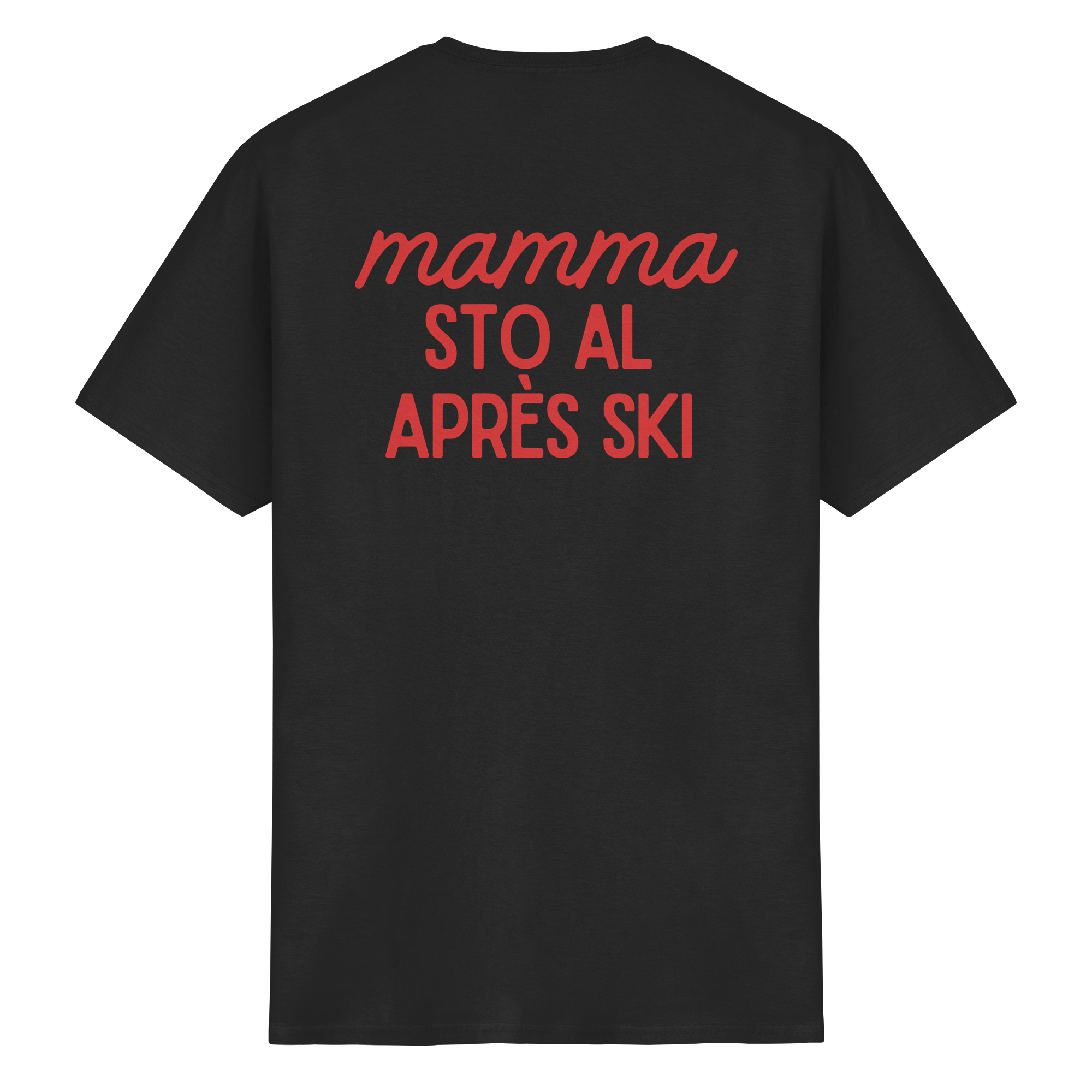 Mama, ich bin beim Après-Ski – Schweres Baumwoll-T-Shirt