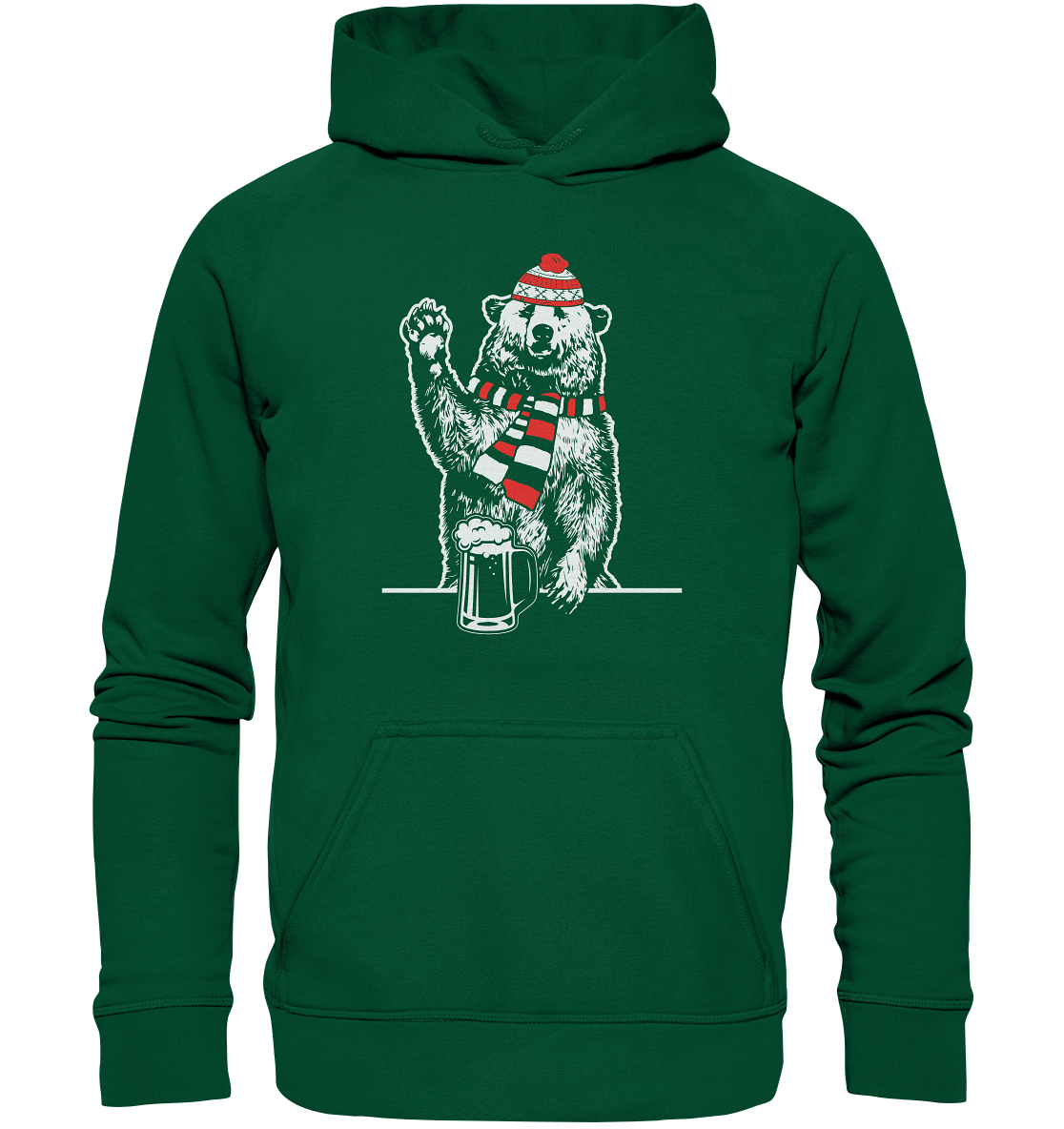 Bear with beer - Felpa uomo