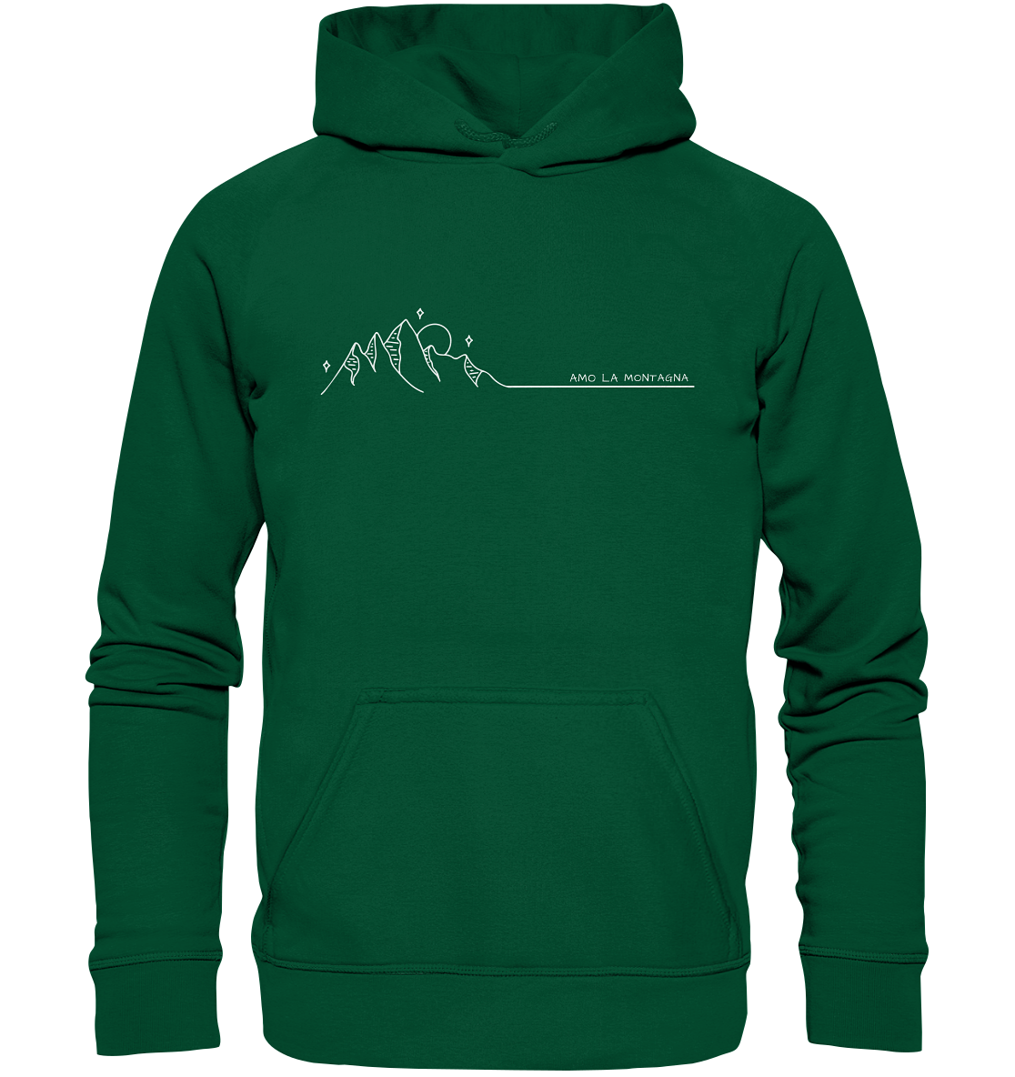 Amo la montagna semplice - Men's hoodie