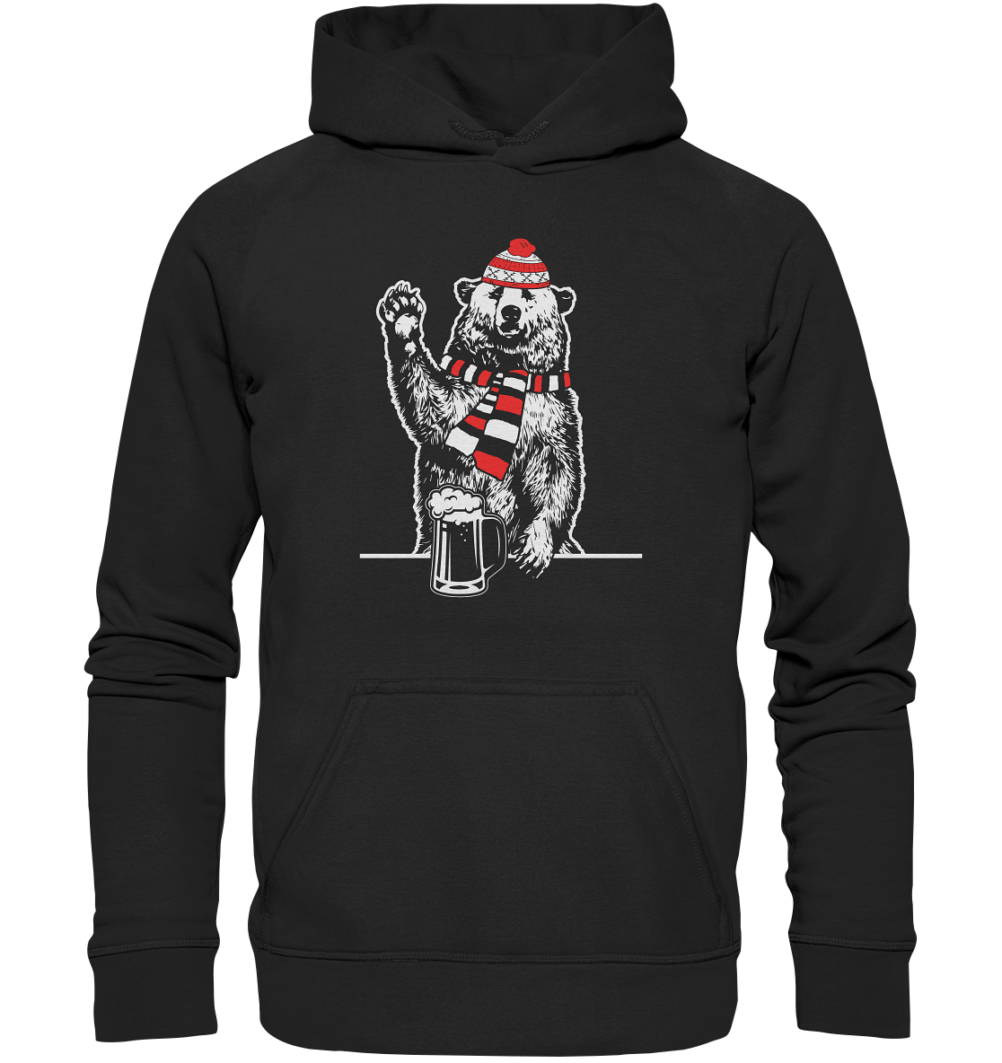 Bear with beer - Felpa uomo