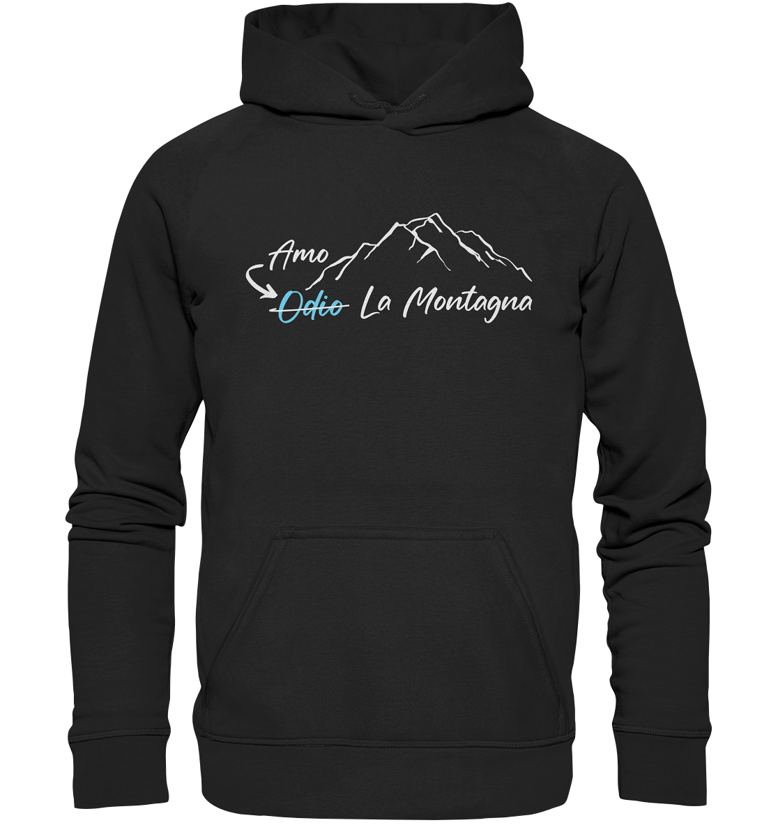 Amo Odio la montagna - Men's hoodie