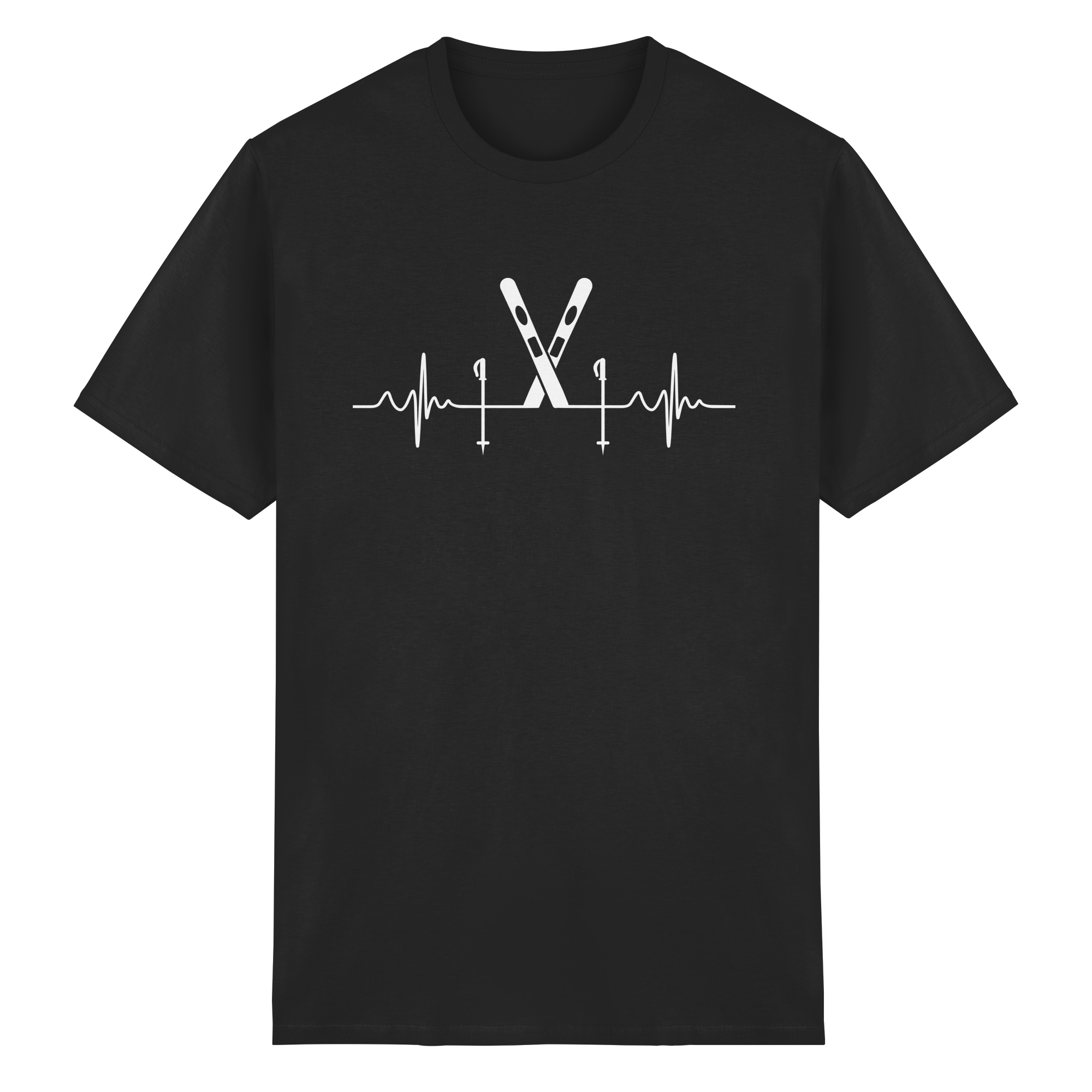 Battito sci - T-Shirt unisex in cottone biologico