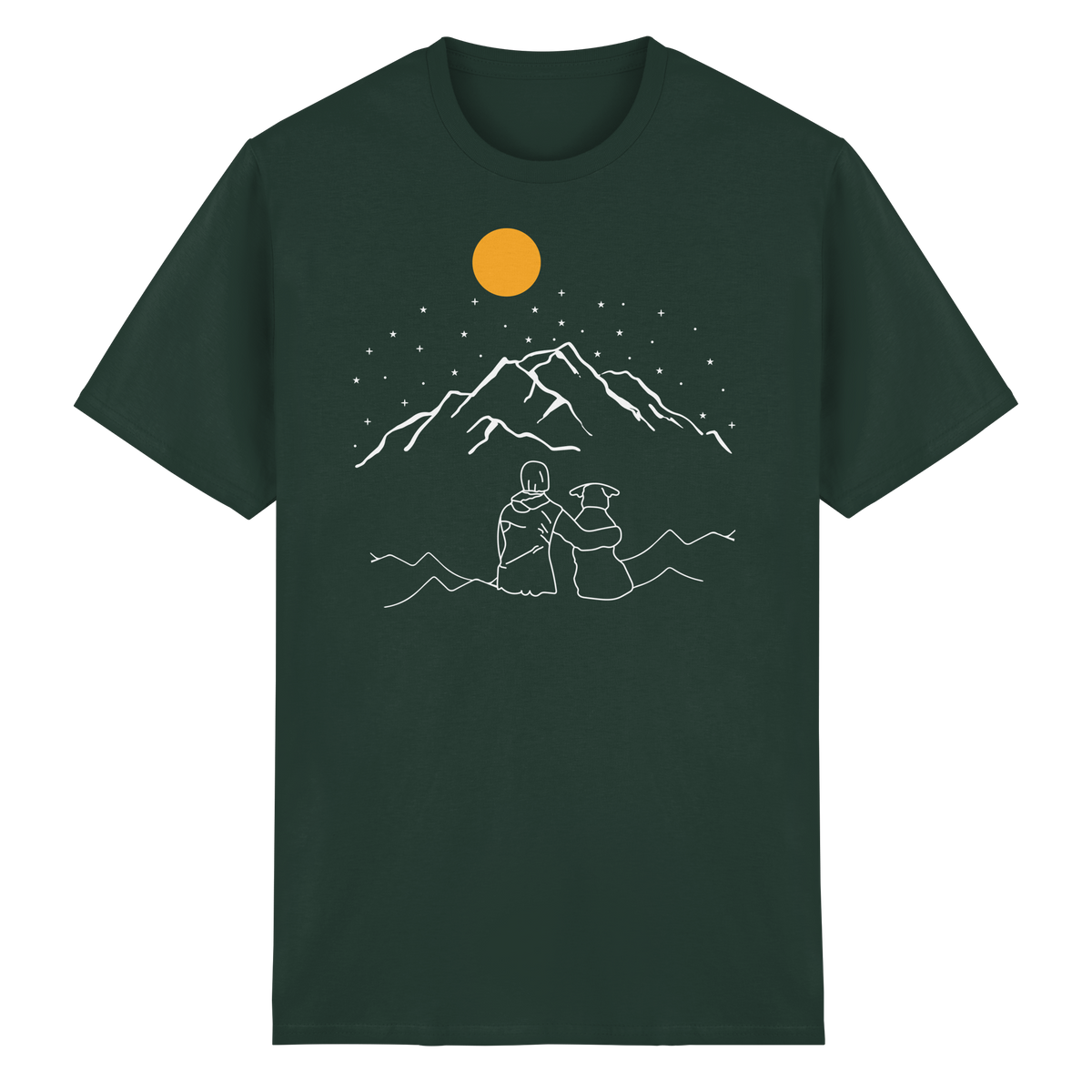 In montagna con il mio cane - T-shirt unisex in cottone biologico