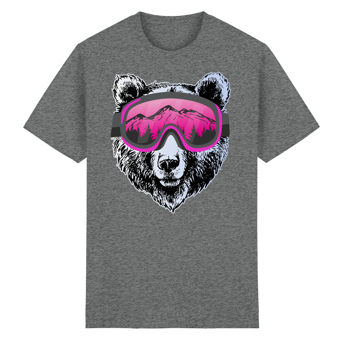 Orso Ski Donna - T-Shirt unisex in cottone biologico