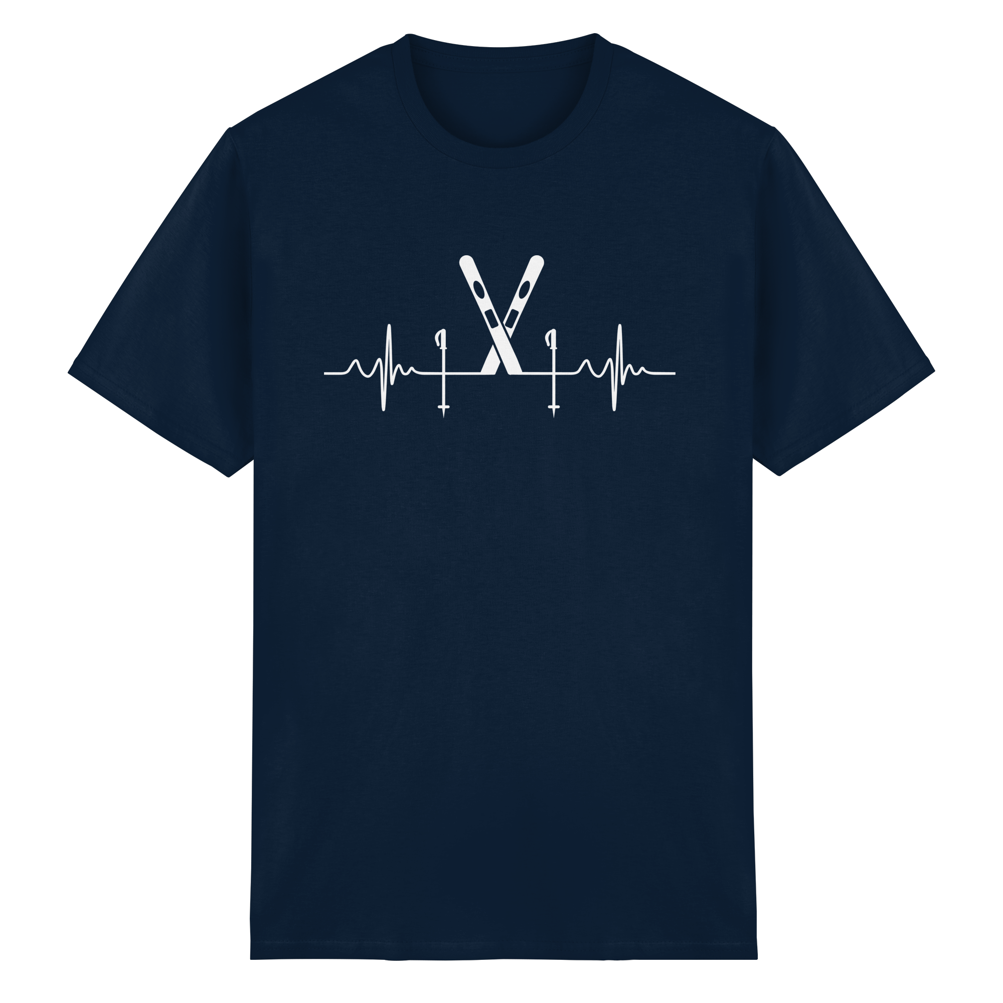 Battito sci - T-Shirt unisex in cottone biologico