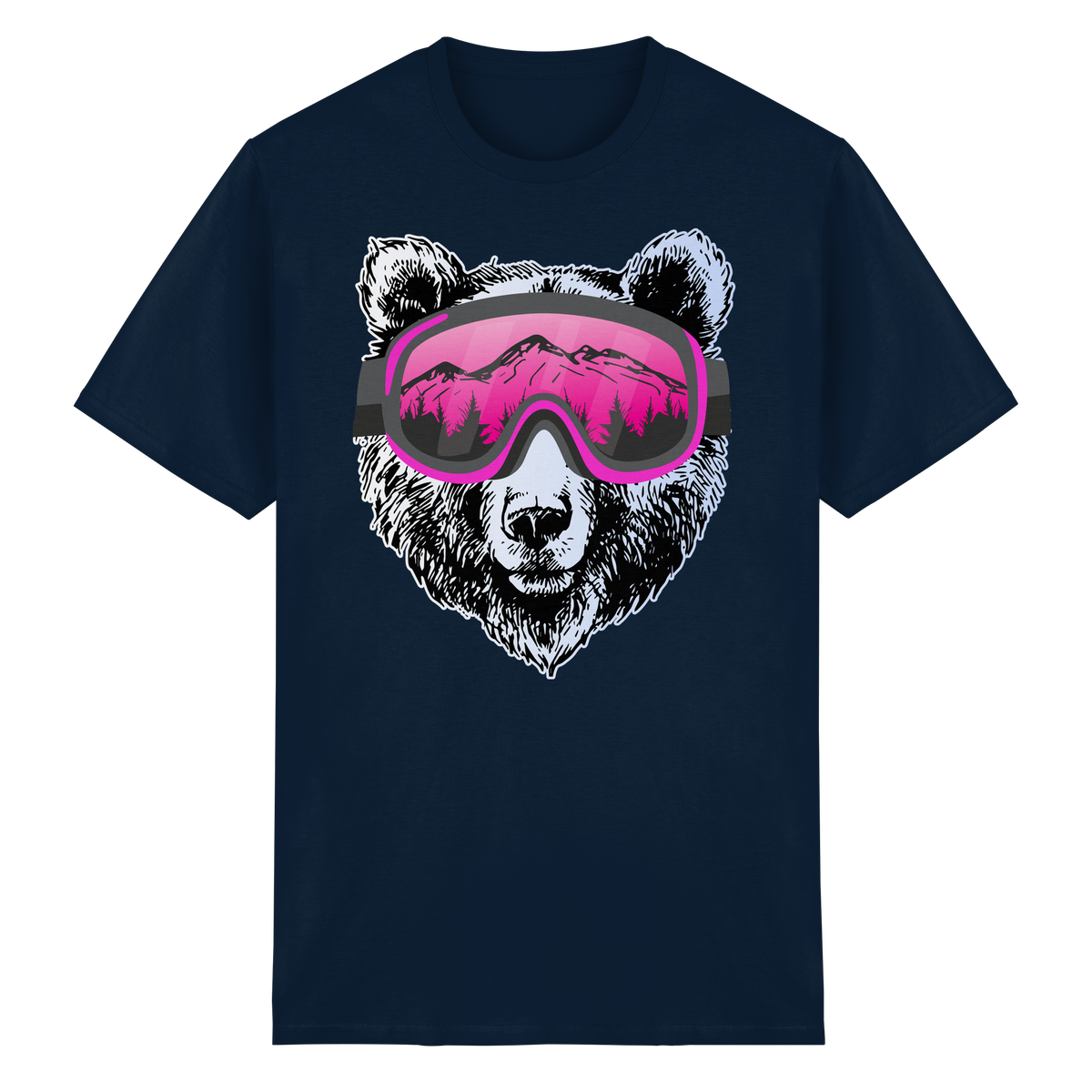 Orso Ski Donna - T-Shirt unisex in cottone biologico